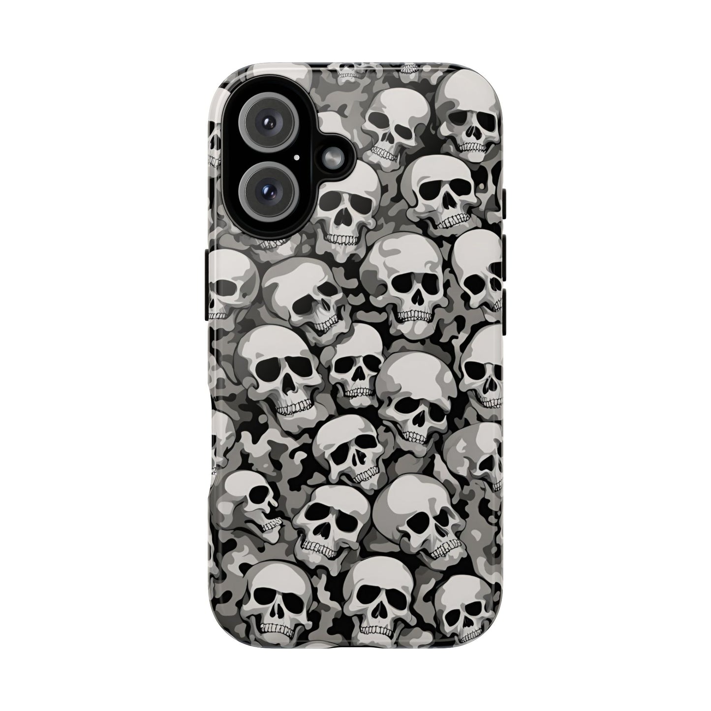 SKULL phone case TOUGH iPhone 16/15/14/13/12/11 Pro Max | Galaxy S24/S23/S22 Ultra | Pixel 7/8/9 | Slim & Tough