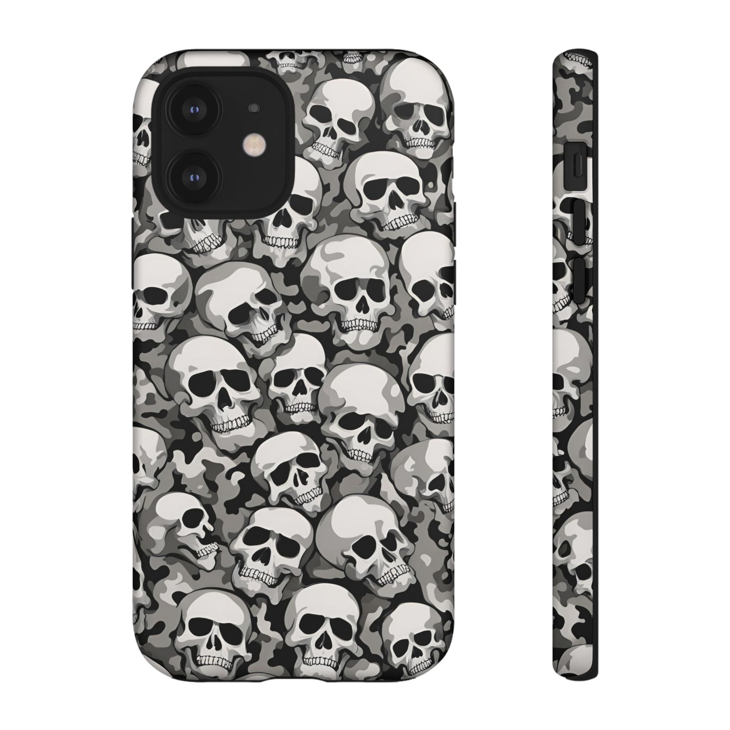 SKULL phone case TOUGH iPhone 16/15/14/13/12/11 Pro Max | Galaxy S24/S23/S22 Ultra | Pixel 7/8/9 | Slim & Tough