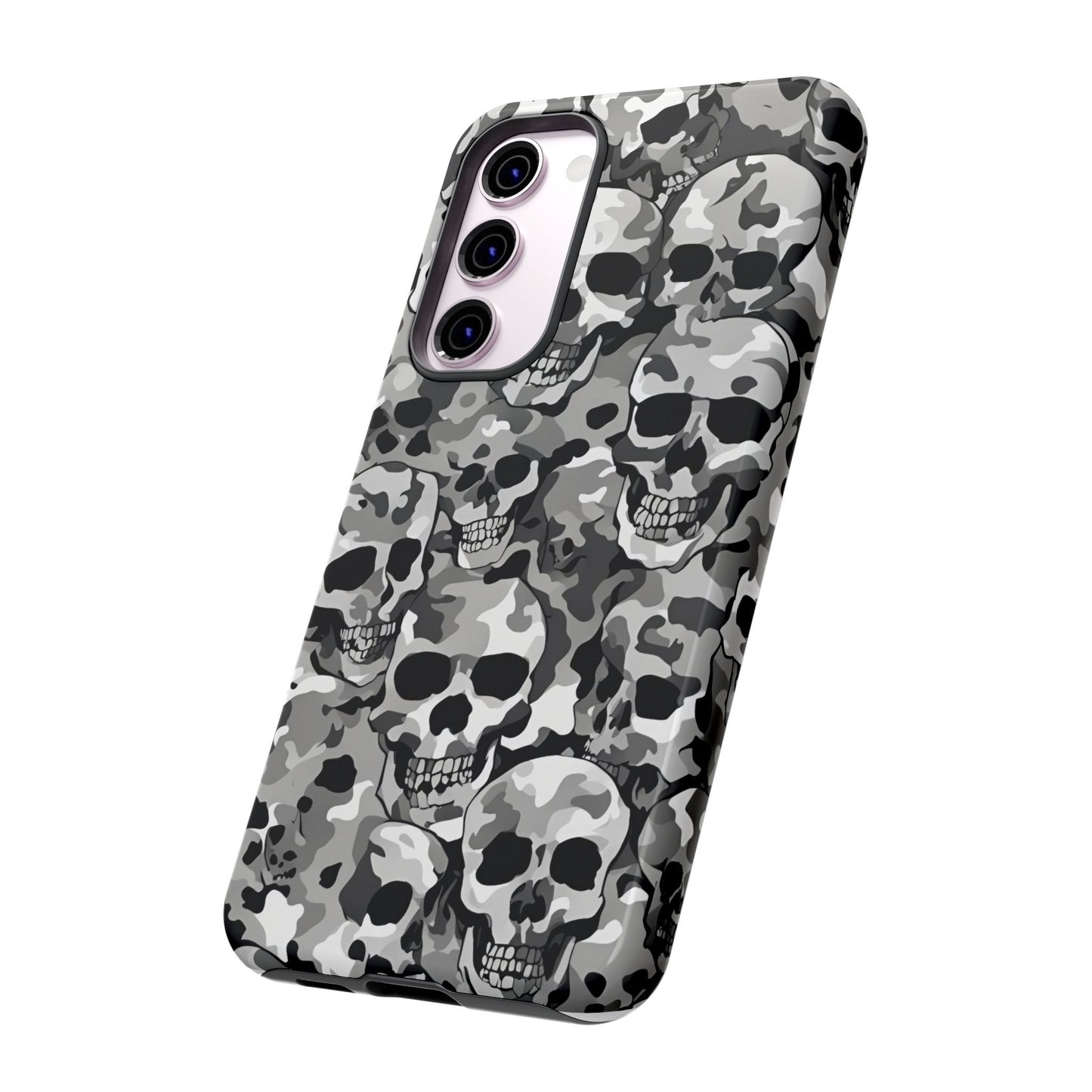 SKULL CAMO phone case TOUGH iPhone 16/15/14/13/12/11 Pro Max | Galaxy S24/S23/S22 Ultra | Pixel 7/8/9 | Slim & Tough