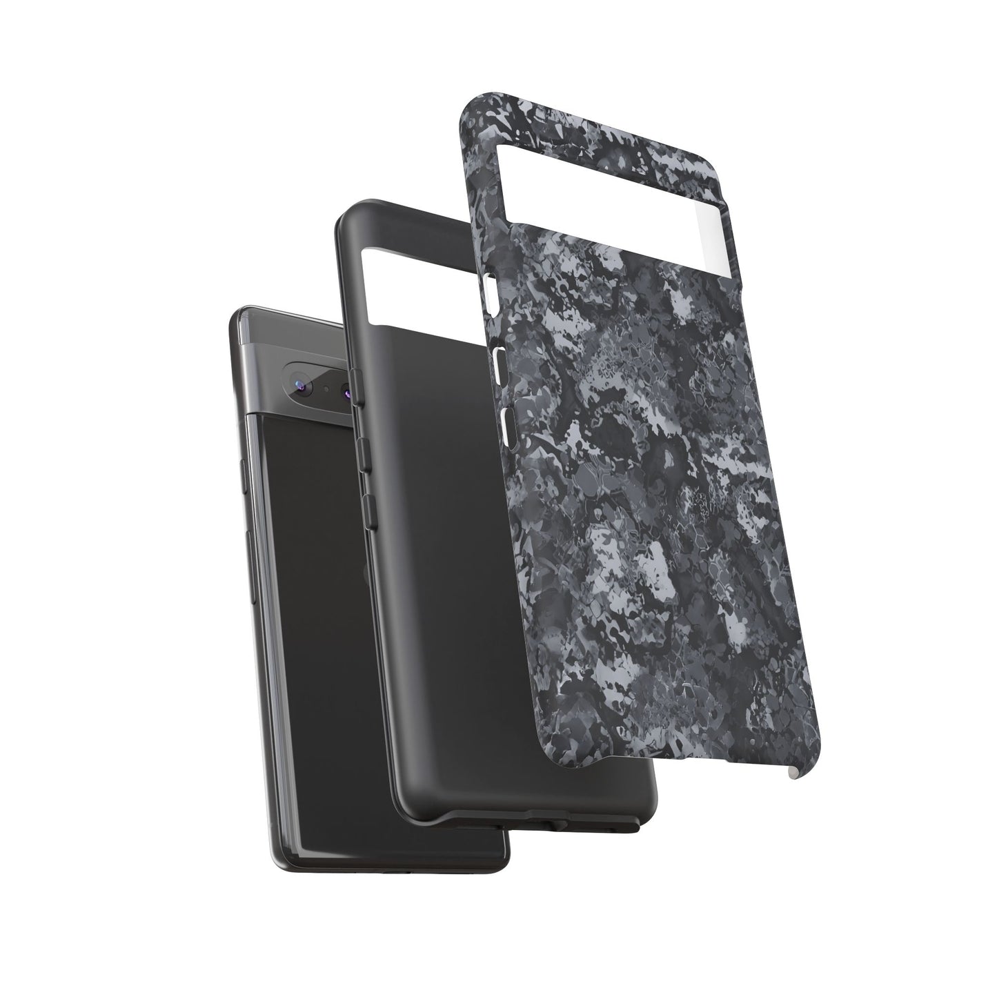 BLACK CAMO phone case TOUGH iPhone 16/15/14/13/12/11 Pro Max | Galaxy S24/S23/S22 Ultra | Pixel 7/8/9 | Slim & Tough