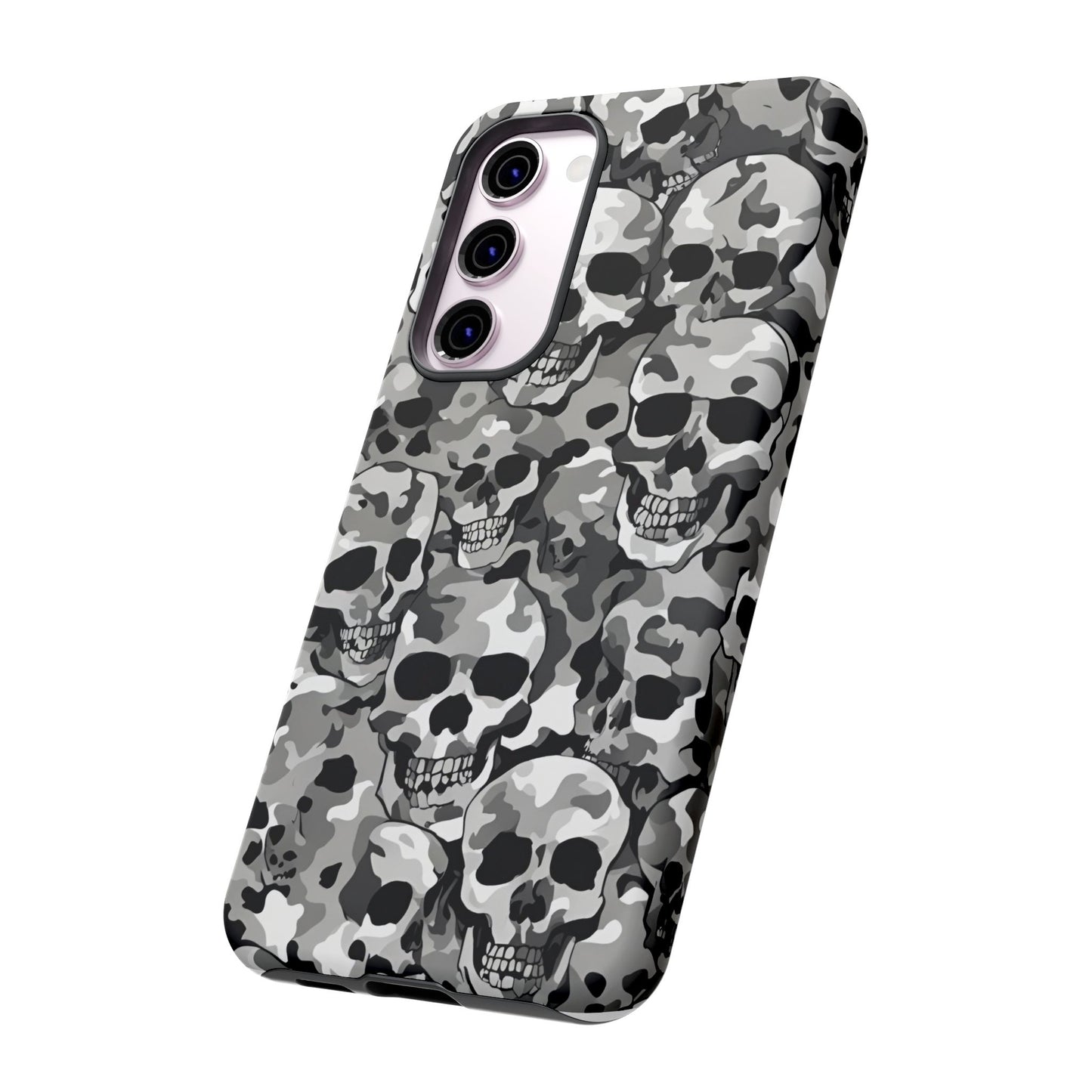 SKULL CAMO phone case TOUGH iPhone 16/15/14/13/12/11 Pro Max | Galaxy S24/S23/S22 Ultra | Pixel 7/8/9 | Slim & Tough