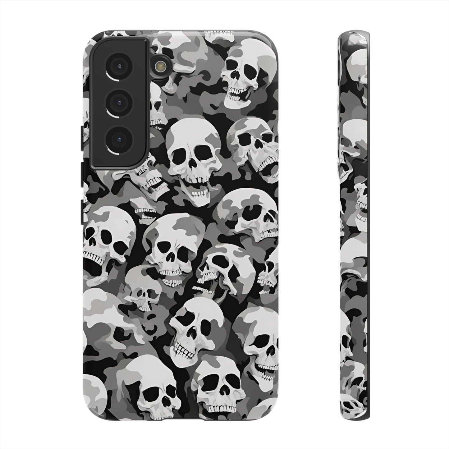 SKULL phone case TOUGH iPhone 16/15/14/13/12/11 Pro Max | Galaxy S24/S23/S22 Ultra | Pixel 7/8/9 | Slim & Tough