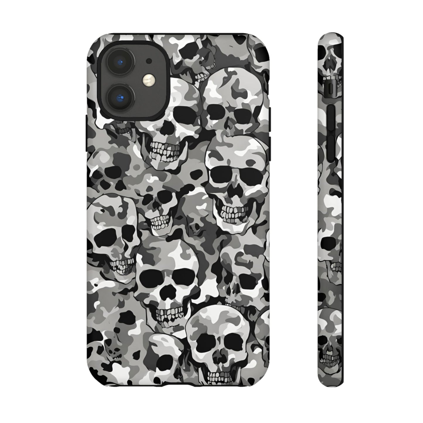 SKULL CAMO phone case TOUGH iPhone 16/15/14/13/12/11 Pro Max | Galaxy S24/S23/S22 Ultra | Pixel 7/8/9 | Slim & Tough