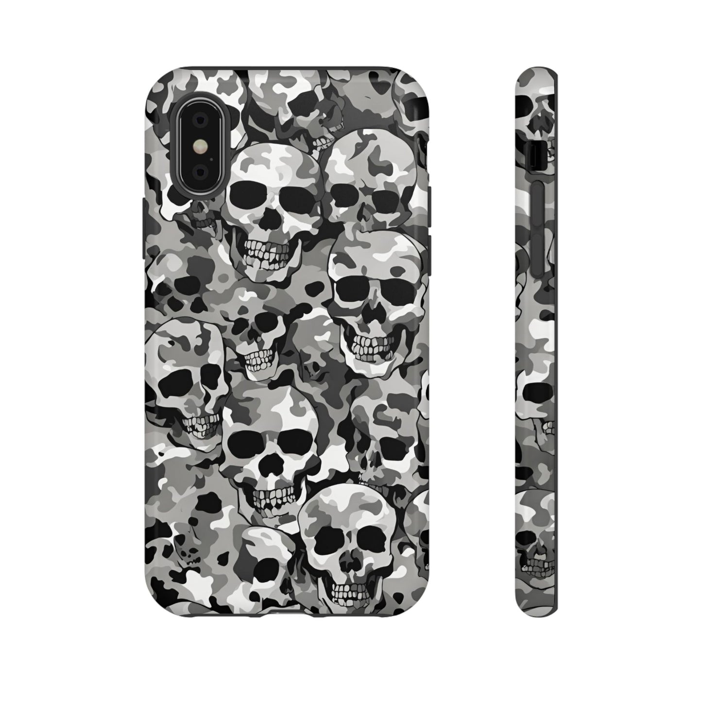 SKULL CAMO phone case TOUGH iPhone 16/15/14/13/12/11 Pro Max | Galaxy S24/S23/S22 Ultra | Pixel 7/8/9 | Slim & Tough