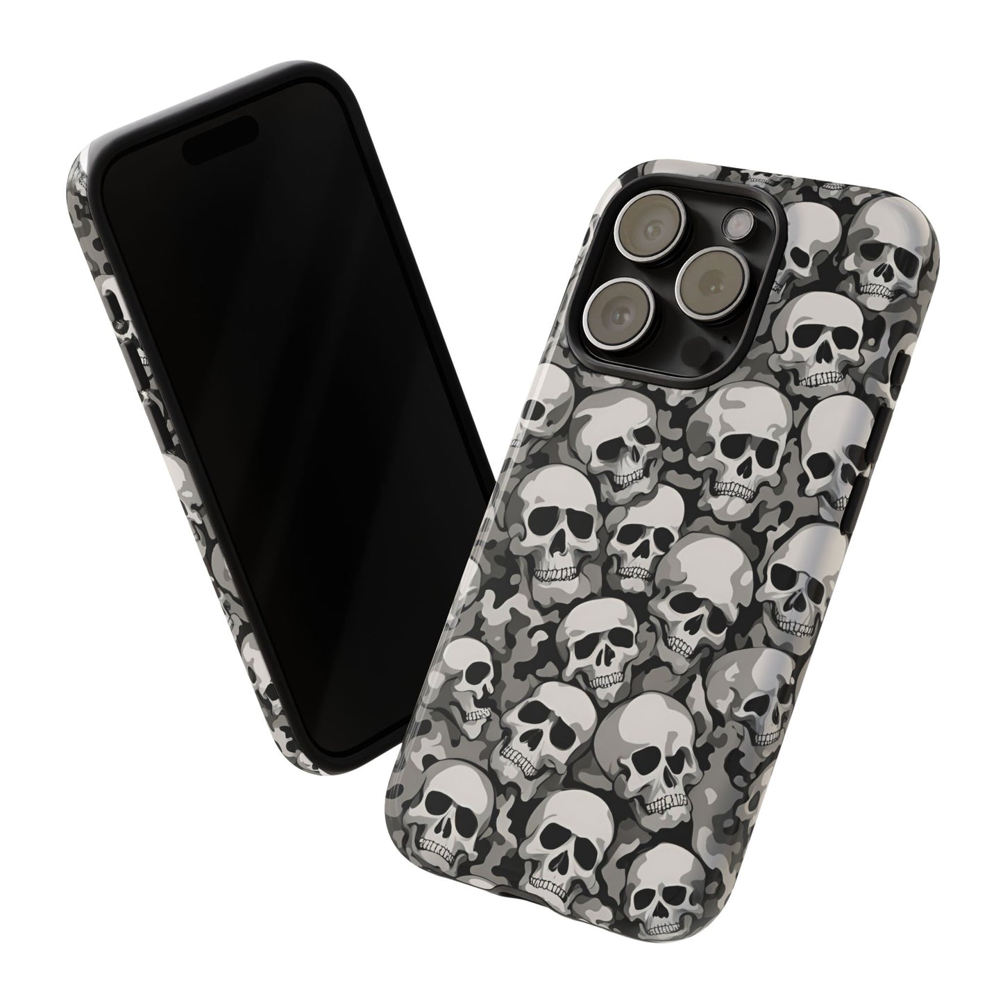 SKULL phone case TOUGH iPhone 16/15/14/13/12/11 Pro Max | Galaxy S24/S23/S22 Ultra | Pixel 7/8/9 | Slim & Tough