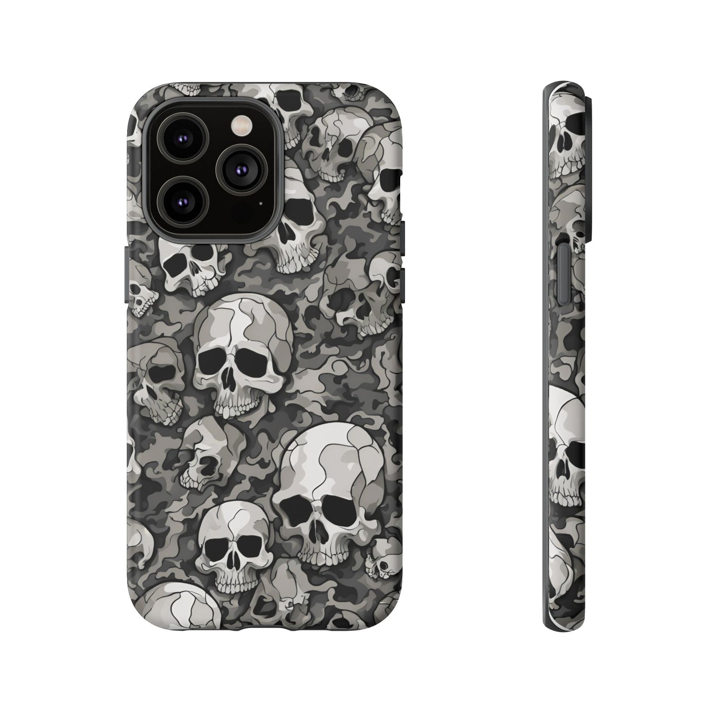 SKULL phone case TOUGH iPhone 16/15/14/13/12/11 Pro Max | Galaxy S24/S23/S22 Ultra | Pixel 7/8/9 | Slim & Tough