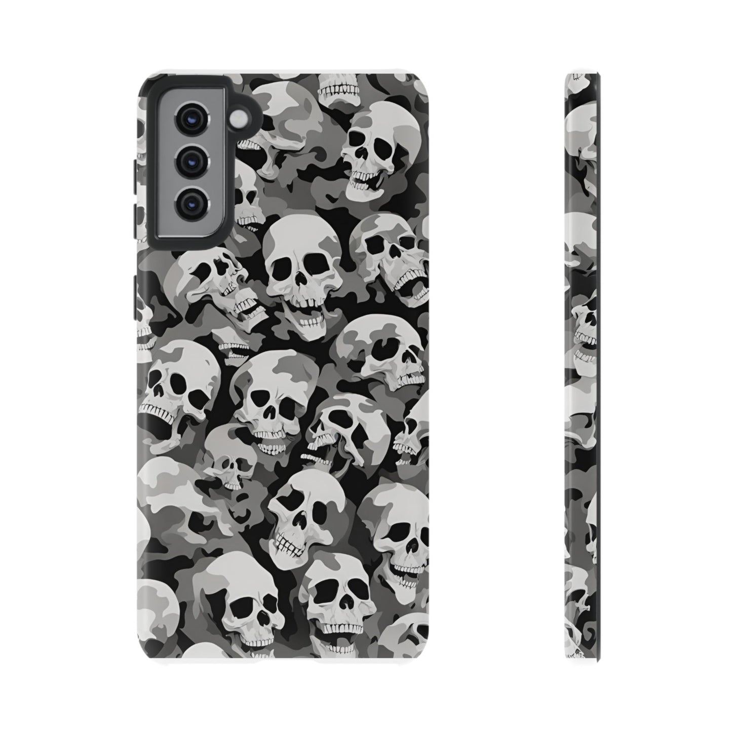 SKULL phone case TOUGH iPhone 16/15/14/13/12/11 Pro Max | Galaxy S24/S23/S22 Ultra | Pixel 7/8/9 | Slim & Tough