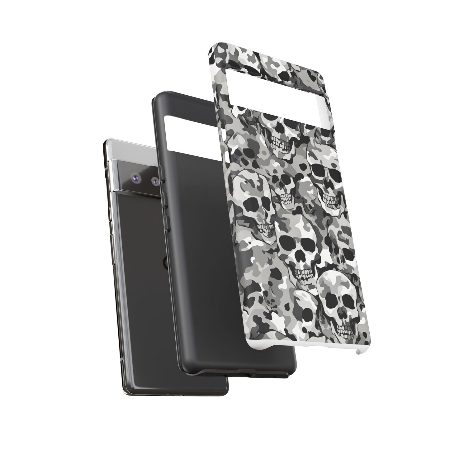 SKULL CAMO phone case TOUGH iPhone 16/15/14/13/12/11 Pro Max | Galaxy S24/S23/S22 Ultra | Pixel 7/8/9 | Slim & Tough