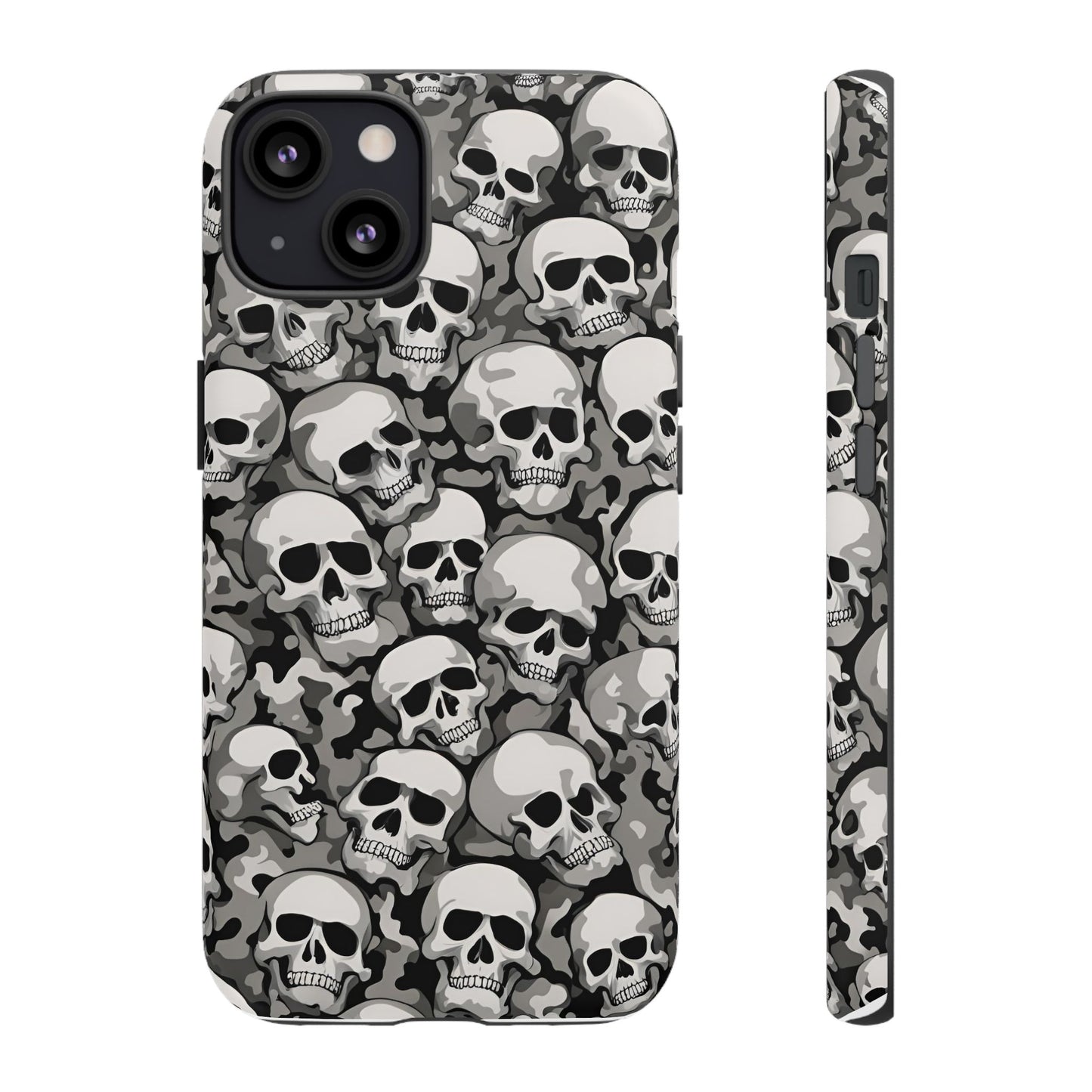 SKULL phone case TOUGH iPhone 16/15/14/13/12/11 Pro Max | Galaxy S24/S23/S22 Ultra | Pixel 7/8/9 | Slim & Tough