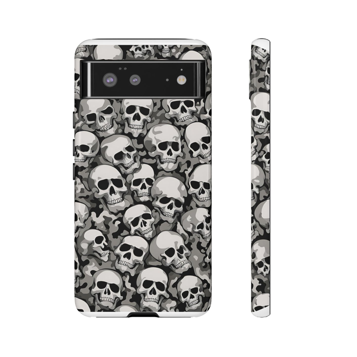 SKULL phone case TOUGH iPhone 16/15/14/13/12/11 Pro Max | Galaxy S24/S23/S22 Ultra | Pixel 7/8/9 | Slim & Tough