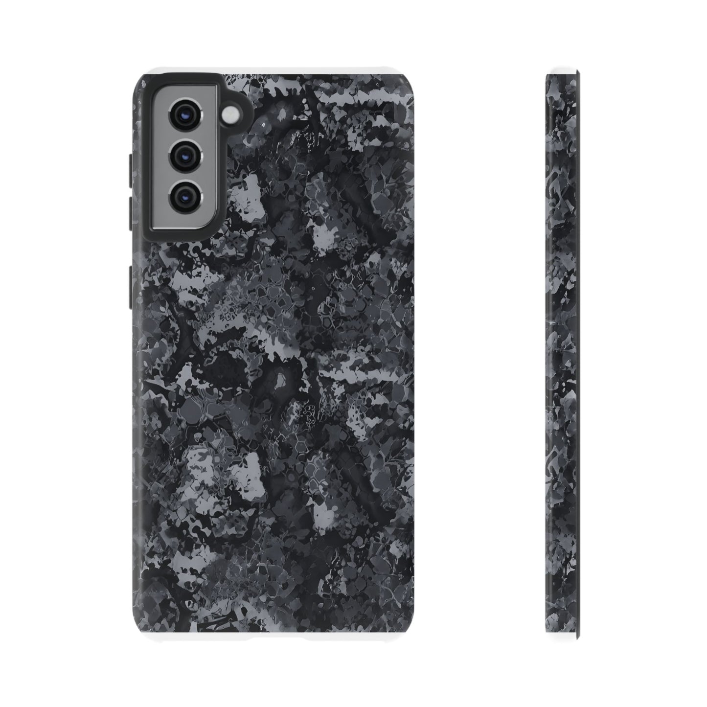 BLACK CAMO phone case TOUGH iPhone 16/15/14/13/12/11 Pro Max | Galaxy S24/S23/S22 Ultra | Pixel 7/8/9 | Slim & Tough