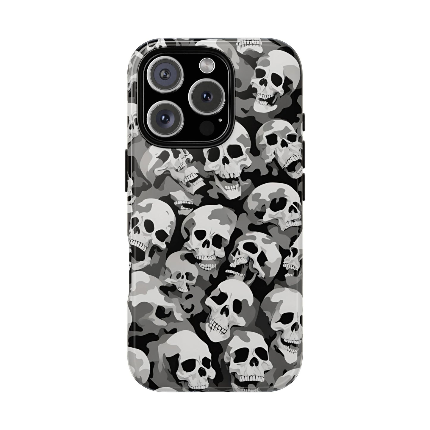 SKULL phone case TOUGH iPhone 16/15/14/13/12/11 Pro Max | Galaxy S24/S23/S22 Ultra | Pixel 7/8/9 | Slim & Tough