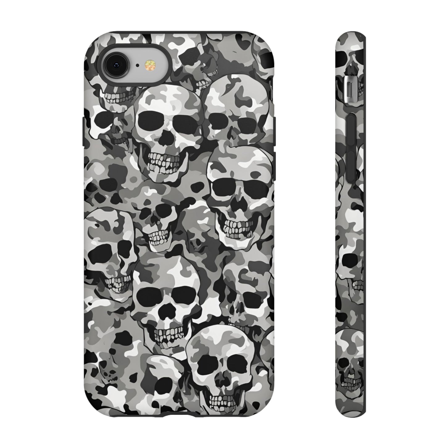 SKULL CAMO phone case TOUGH iPhone 16/15/14/13/12/11 Pro Max | Galaxy S24/S23/S22 Ultra | Pixel 7/8/9 | Slim & Tough