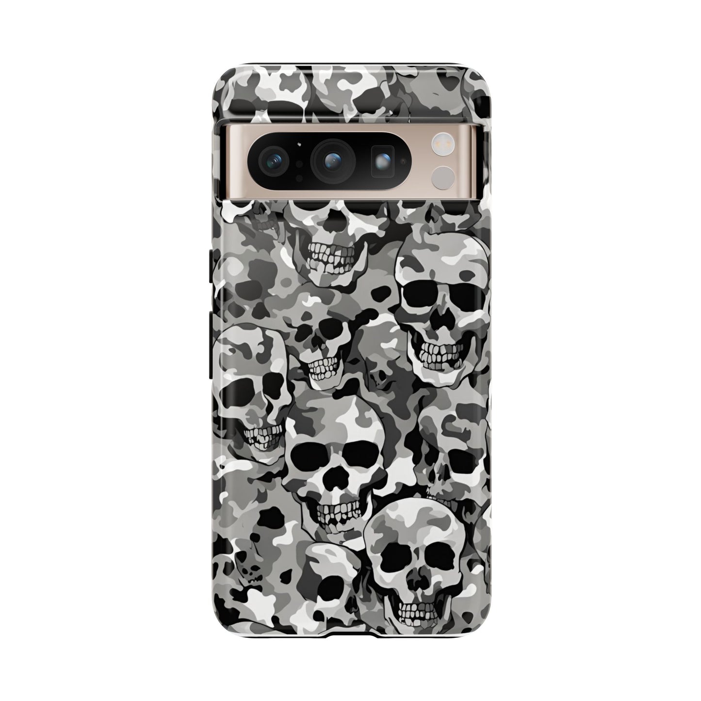 SKULL CAMO phone case TOUGH iPhone 16/15/14/13/12/11 Pro Max | Galaxy S24/S23/S22 Ultra | Pixel 7/8/9 | Slim & Tough