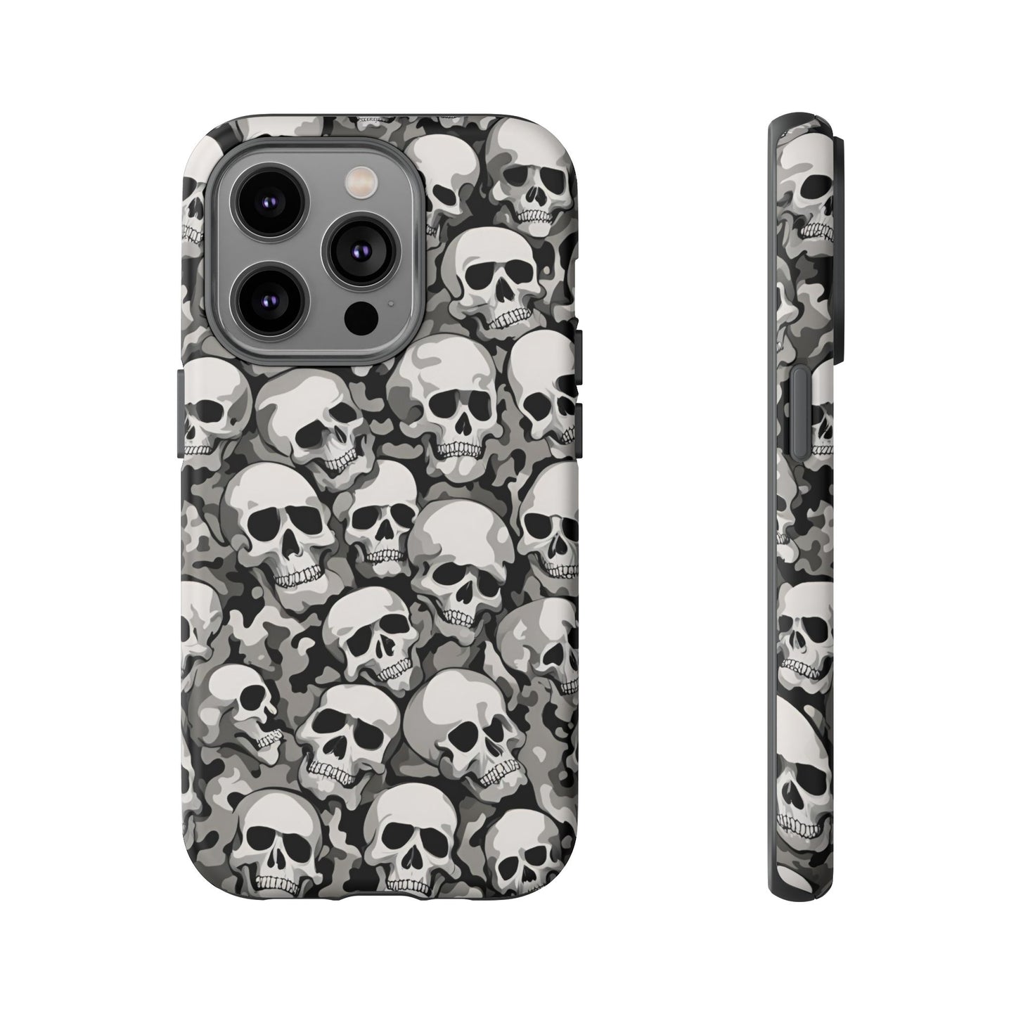 SKULL phone case TOUGH iPhone 16/15/14/13/12/11 Pro Max | Galaxy S24/S23/S22 Ultra | Pixel 7/8/9 | Slim & Tough