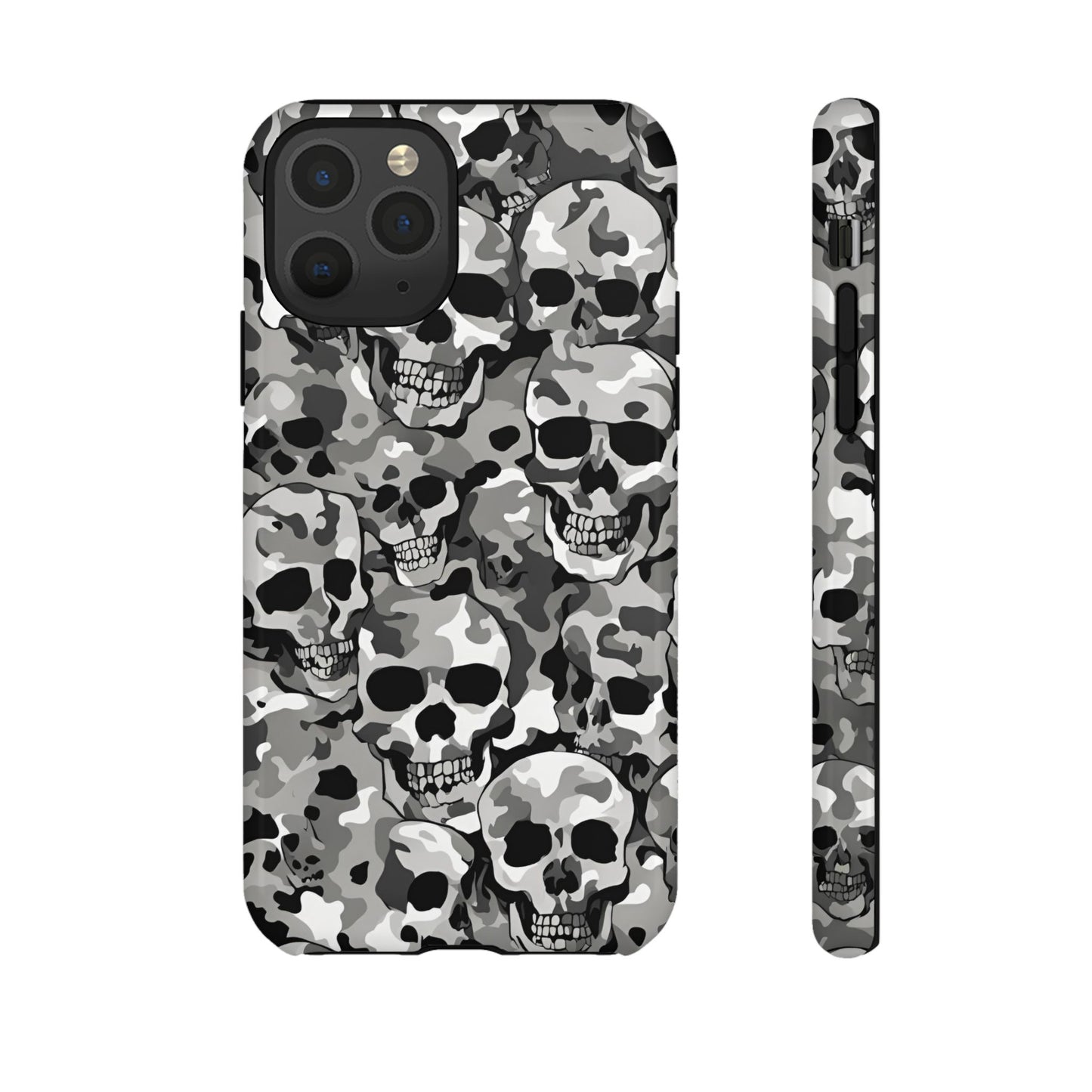 SKULL CAMO phone case TOUGH iPhone 16/15/14/13/12/11 Pro Max | Galaxy S24/S23/S22 Ultra | Pixel 7/8/9 | Slim & Tough