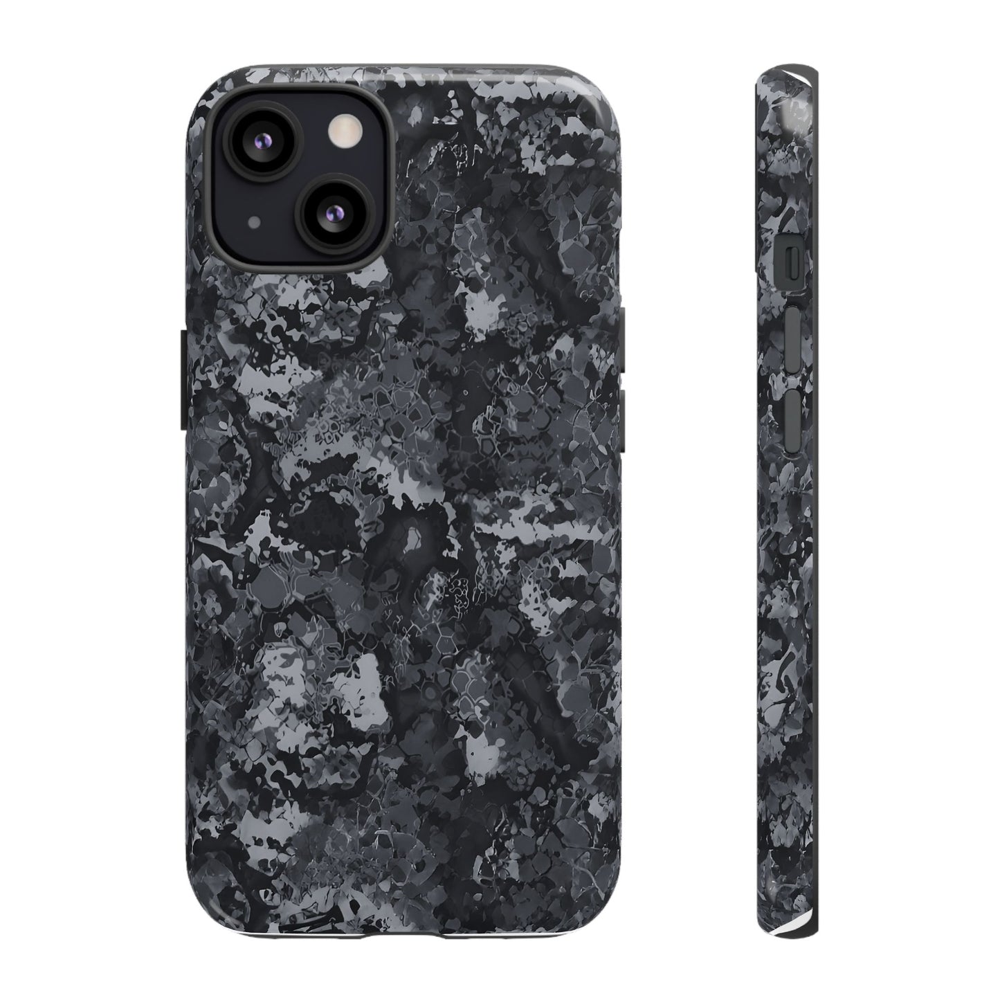 BLACK CAMO phone case TOUGH iPhone 16/15/14/13/12/11 Pro Max | Galaxy S24/S23/S22 Ultra | Pixel 7/8/9 | Slim & Tough