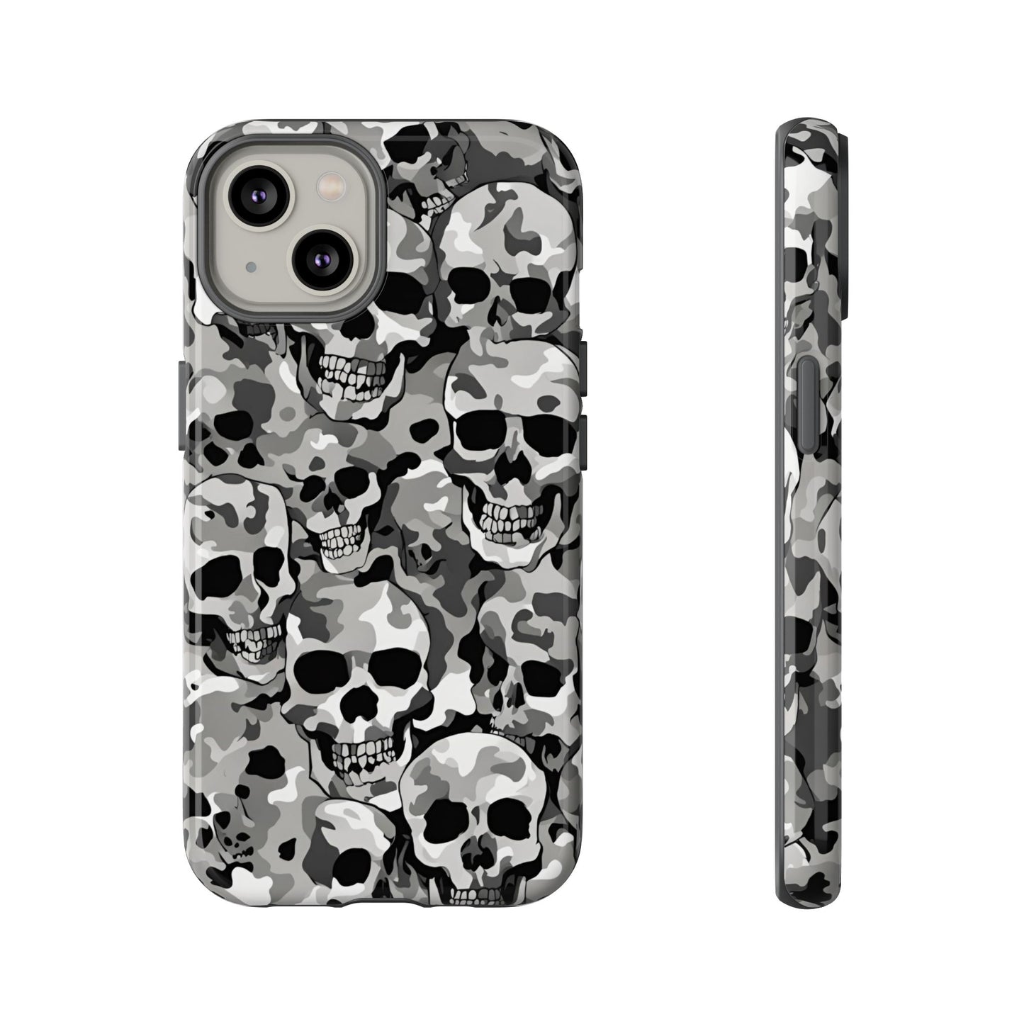 SKULL CAMO phone case TOUGH iPhone 16/15/14/13/12/11 Pro Max | Galaxy S24/S23/S22 Ultra | Pixel 7/8/9 | Slim & Tough