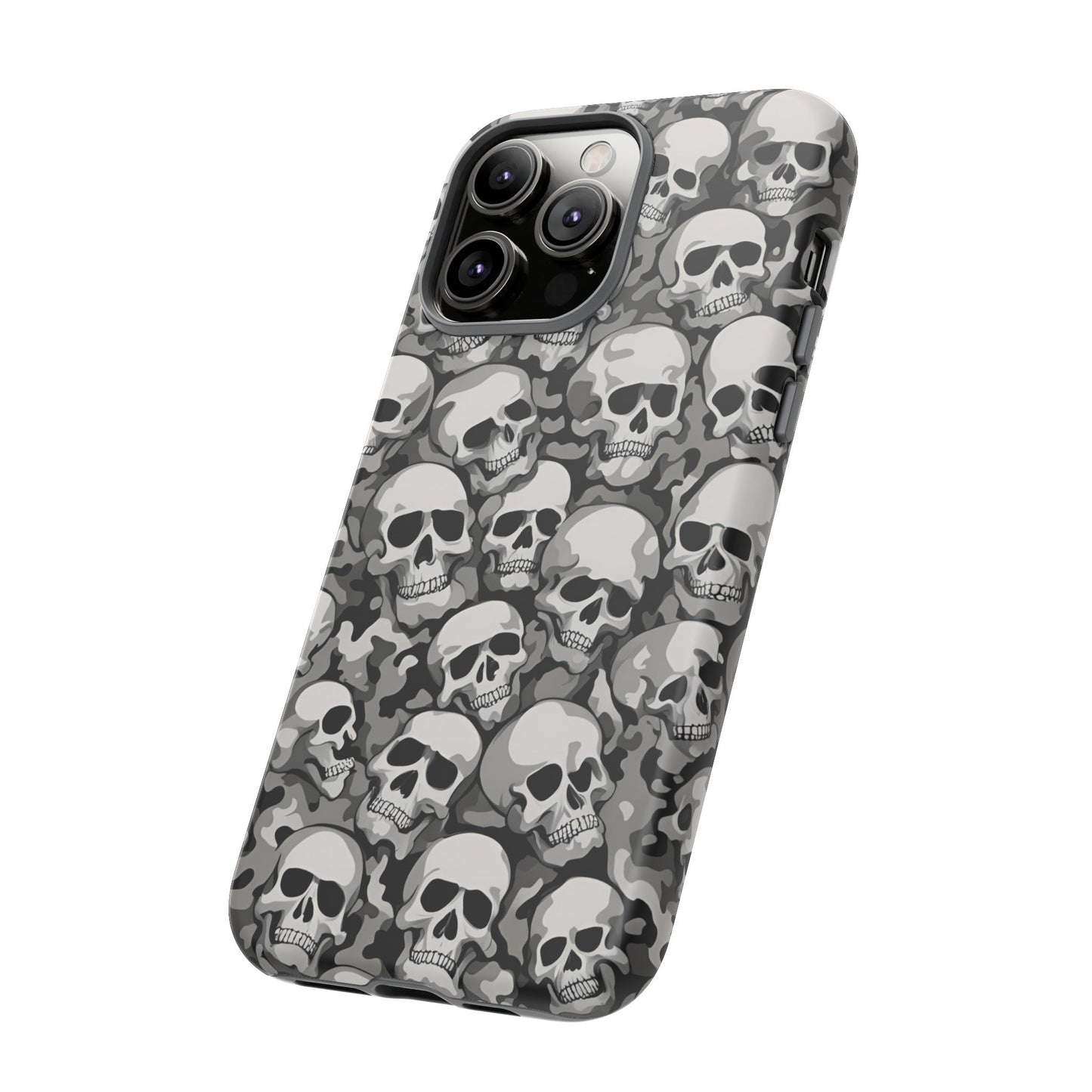 SKULL phone case TOUGH iPhone 16/15/14/13/12/11 Pro Max | Galaxy S24/S23/S22 Ultra | Pixel 7/8/9 | Slim & Tough