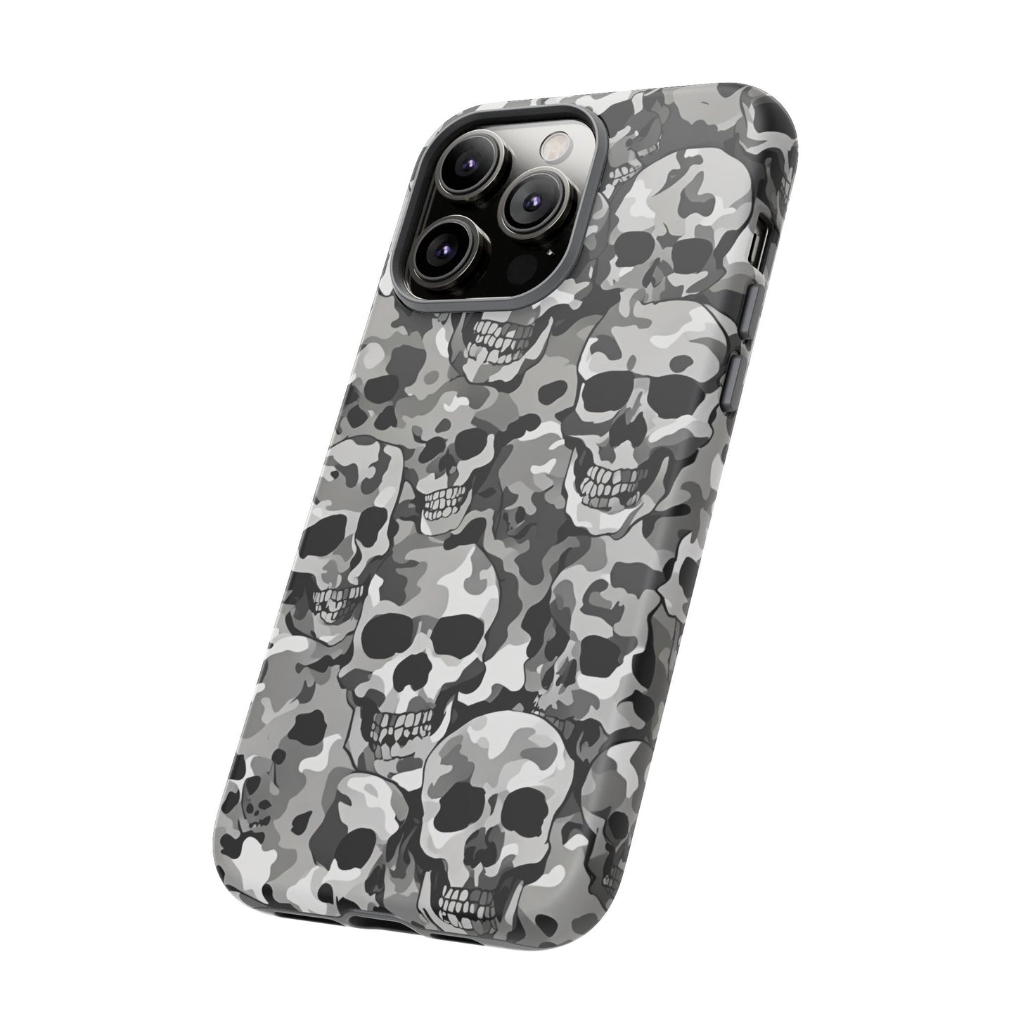 SKULL CAMO phone case TOUGH iPhone 16/15/14/13/12/11 Pro Max | Galaxy S24/S23/S22 Ultra | Pixel 7/8/9 | Slim & Tough