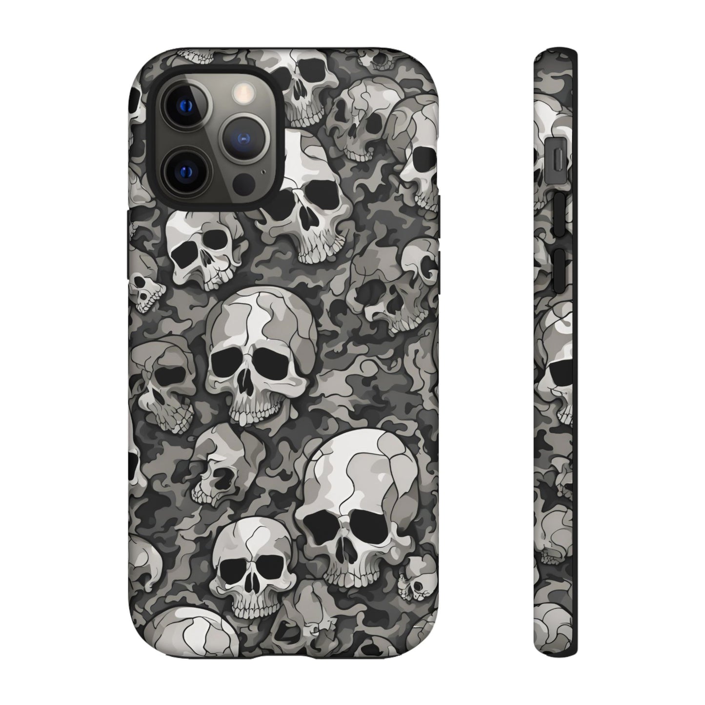 SKULL phone case TOUGH iPhone 16/15/14/13/12/11 Pro Max | Galaxy S24/S23/S22 Ultra | Pixel 7/8/9 | Slim & Tough