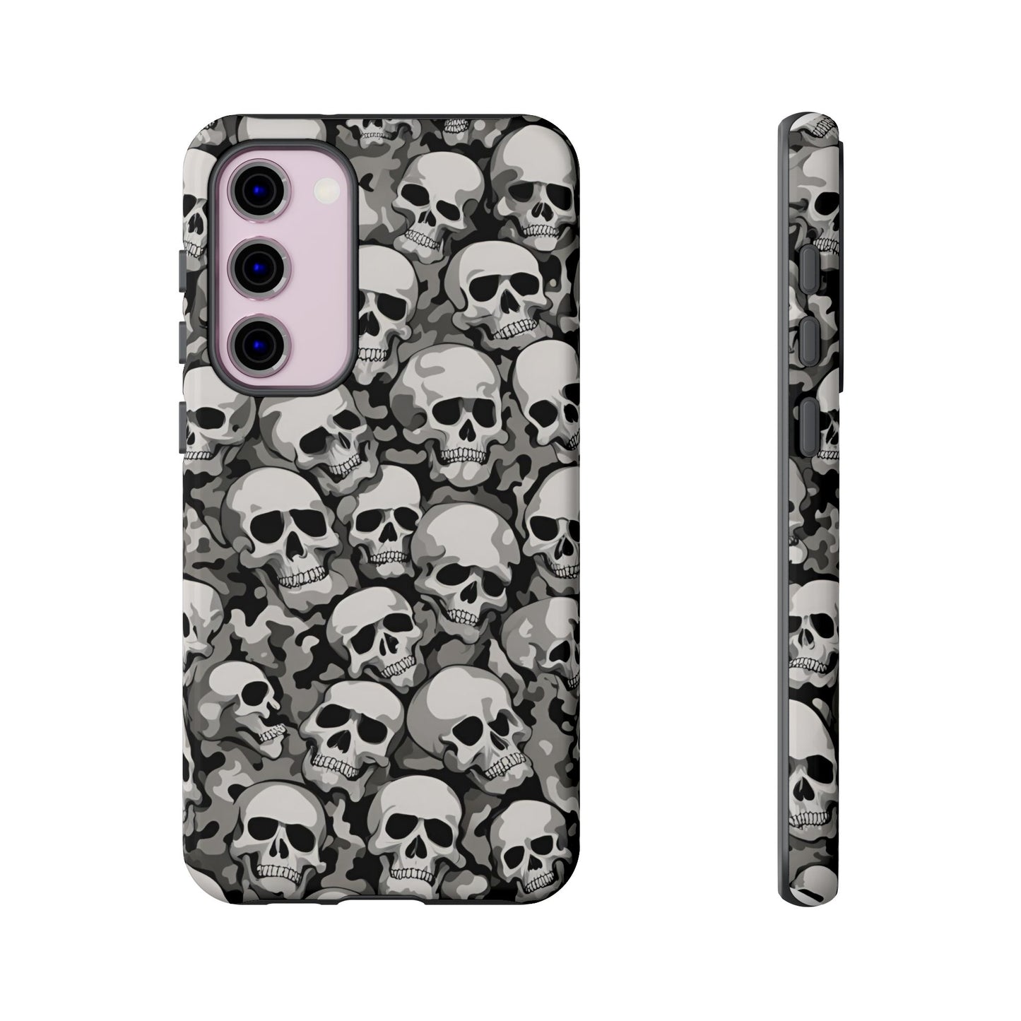 SKULL phone case TOUGH iPhone 16/15/14/13/12/11 Pro Max | Galaxy S24/S23/S22 Ultra | Pixel 7/8/9 | Slim & Tough