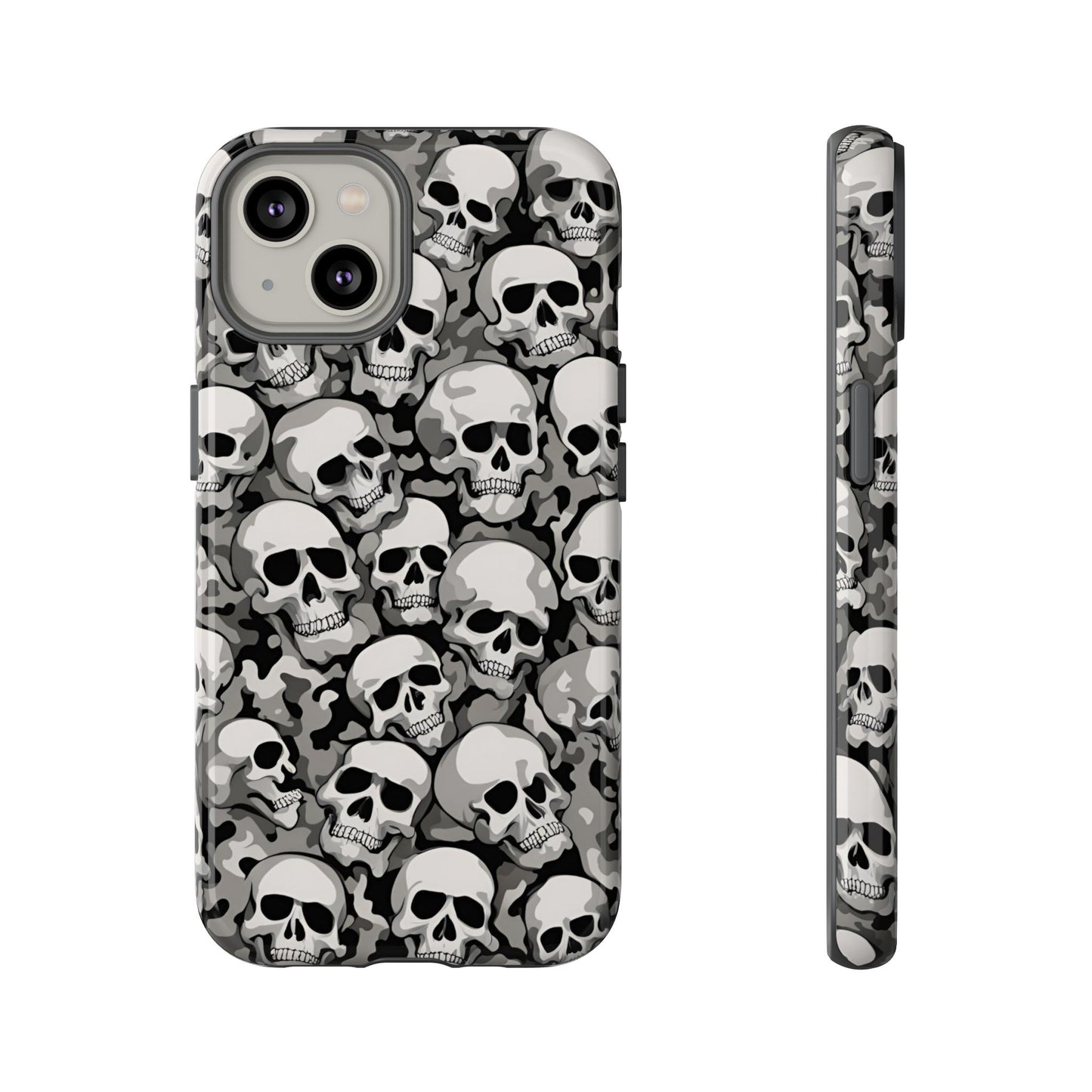 SKULL phone case TOUGH iPhone 16/15/14/13/12/11 Pro Max | Galaxy S24/S23/S22 Ultra | Pixel 7/8/9 | Slim & Tough