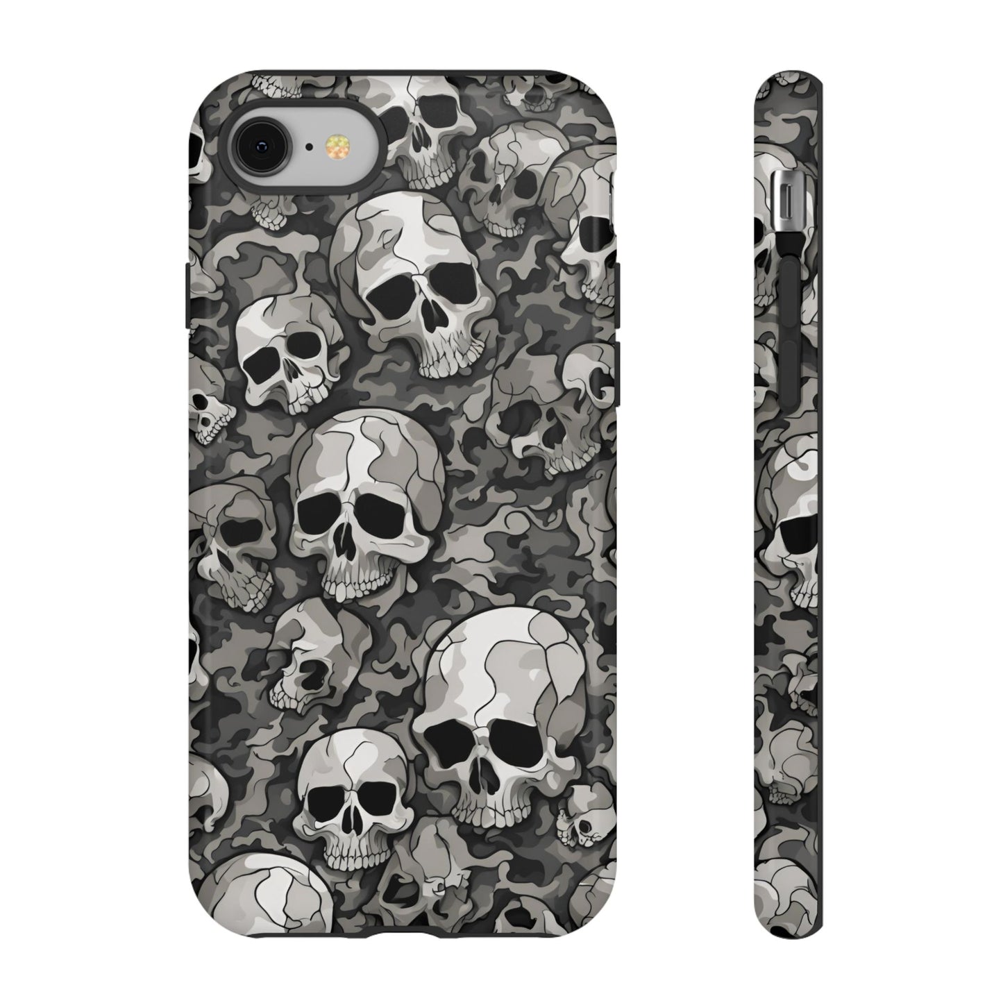 SKULL phone case TOUGH iPhone 16/15/14/13/12/11 Pro Max | Galaxy S24/S23/S22 Ultra | Pixel 7/8/9 | Slim & Tough