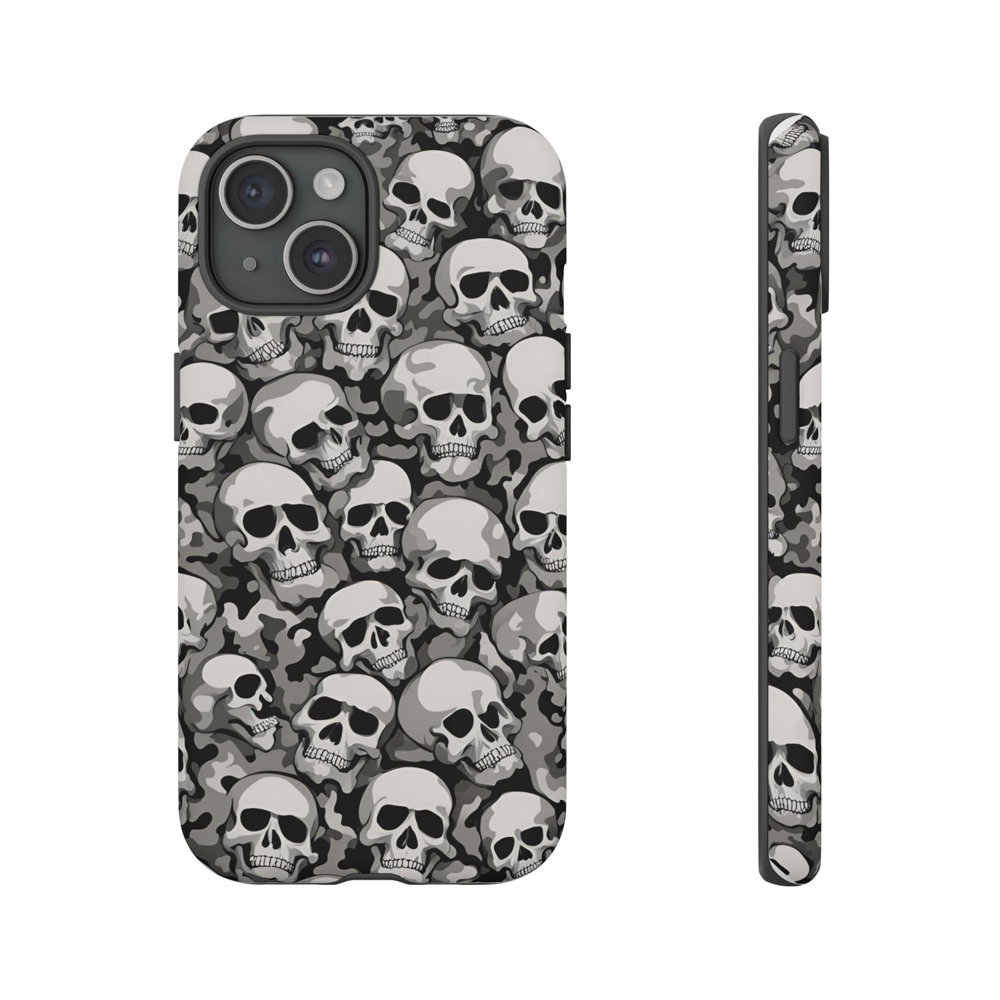 SKULL phone case TOUGH iPhone 16/15/14/13/12/11 Pro Max | Galaxy S24/S23/S22 Ultra | Pixel 7/8/9 | Slim & Tough