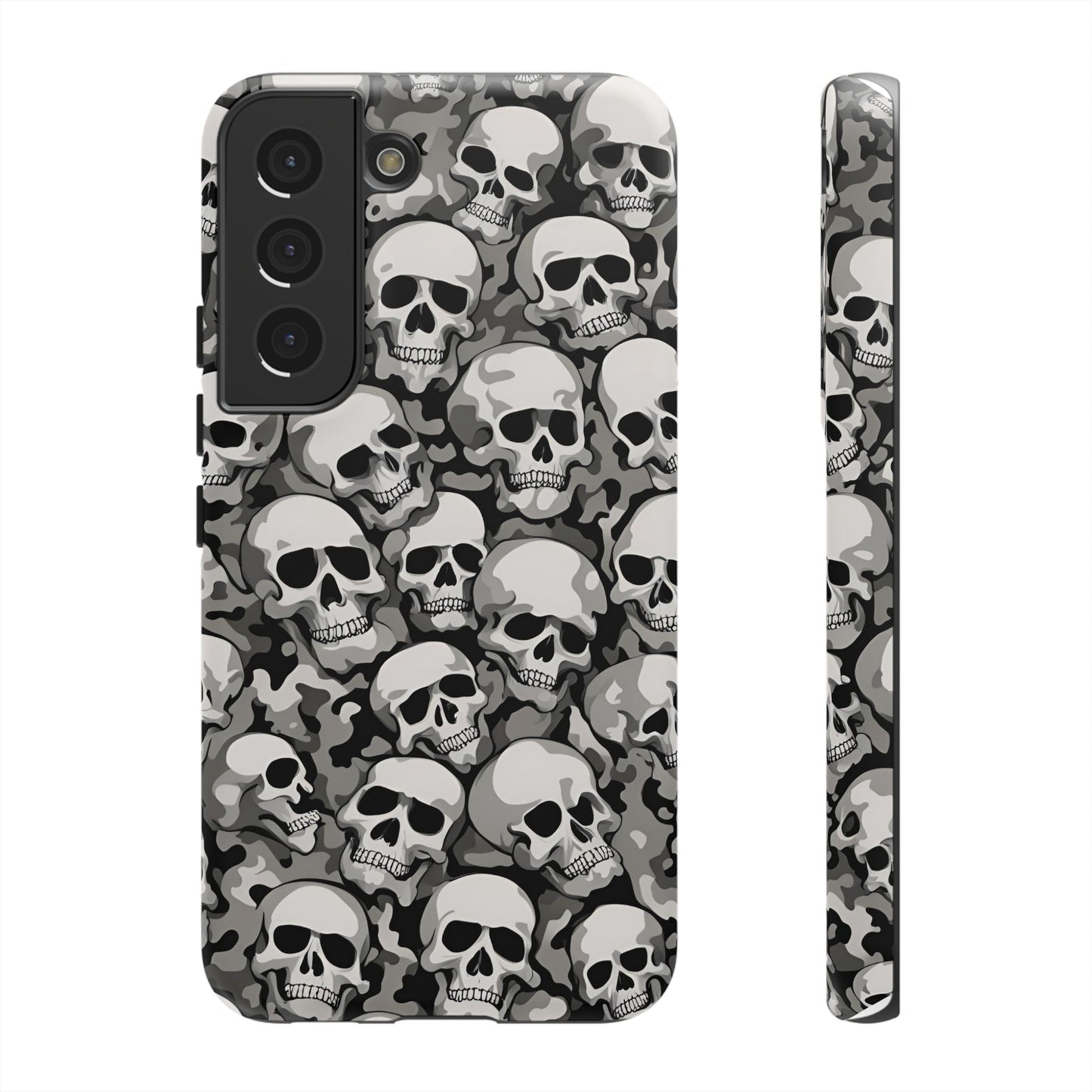 SKULL phone case TOUGH iPhone 16/15/14/13/12/11 Pro Max | Galaxy S24/S23/S22 Ultra | Pixel 7/8/9 | Slim & Tough