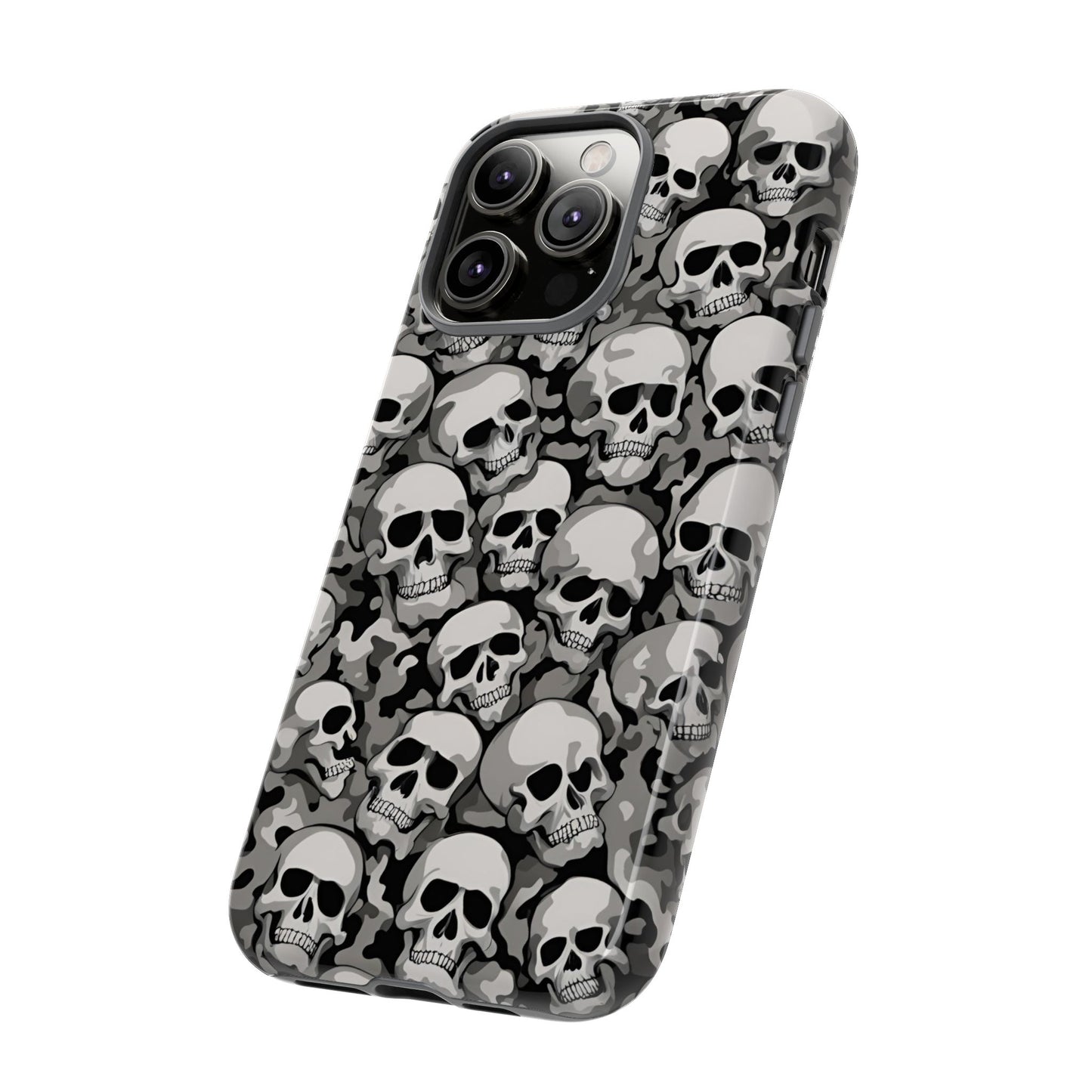 SKULL phone case TOUGH iPhone 16/15/14/13/12/11 Pro Max | Galaxy S24/S23/S22 Ultra | Pixel 7/8/9 | Slim & Tough