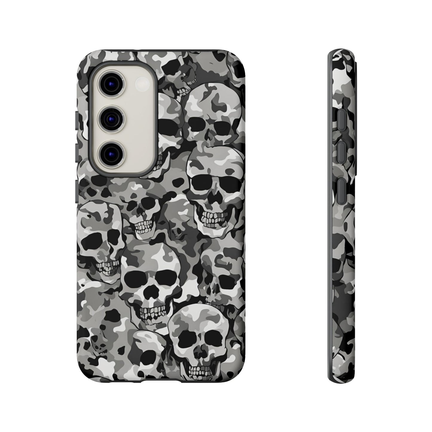 SKULL CAMO phone case TOUGH iPhone 16/15/14/13/12/11 Pro Max | Galaxy S24/S23/S22 Ultra | Pixel 7/8/9 | Slim & Tough