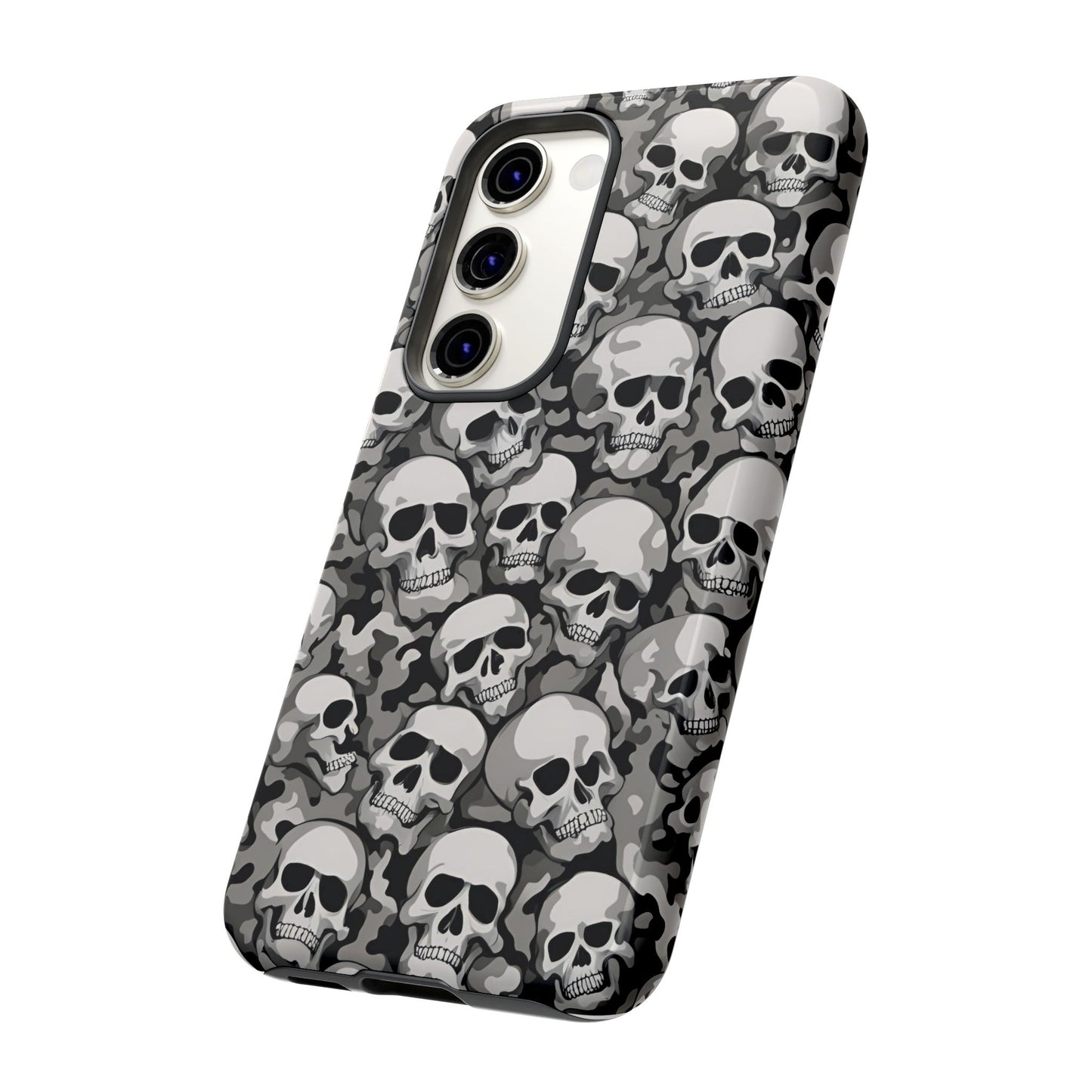 SKULL phone case TOUGH iPhone 16/15/14/13/12/11 Pro Max | Galaxy S24/S23/S22 Ultra | Pixel 7/8/9 | Slim & Tough