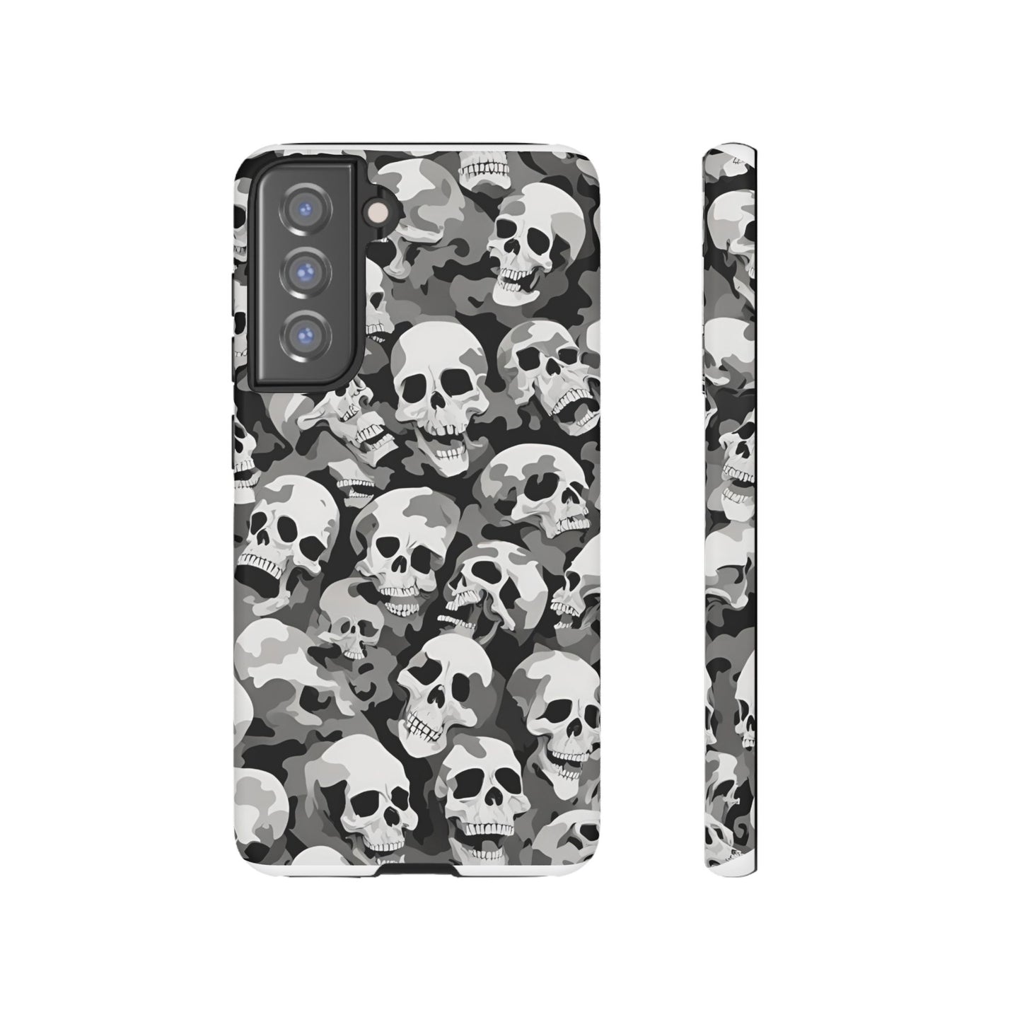 SKULL phone case TOUGH iPhone 16/15/14/13/12/11 Pro Max | Galaxy S24/S23/S22 Ultra | Pixel 7/8/9 | Slim & Tough