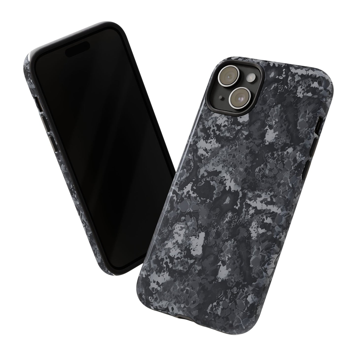 BLACK CAMO phone case TOUGH iPhone 16/15/14/13/12/11 Pro Max | Galaxy S24/S23/S22 Ultra | Pixel 7/8/9 | Slim & Tough