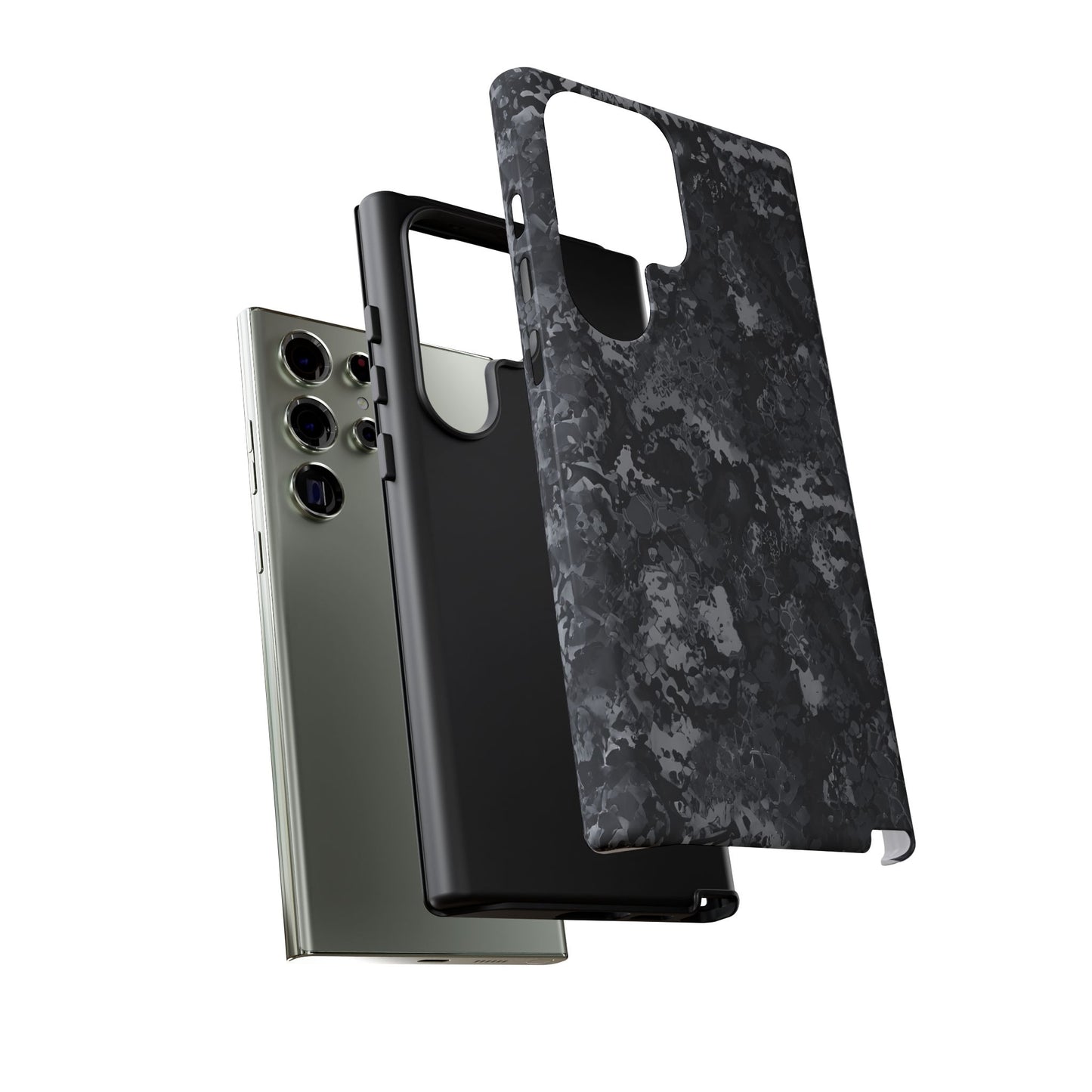 BLACK CAMO phone case TOUGH iPhone 16/15/14/13/12/11 Pro Max | Galaxy S24/S23/S22 Ultra | Pixel 7/8/9 | Slim & Tough