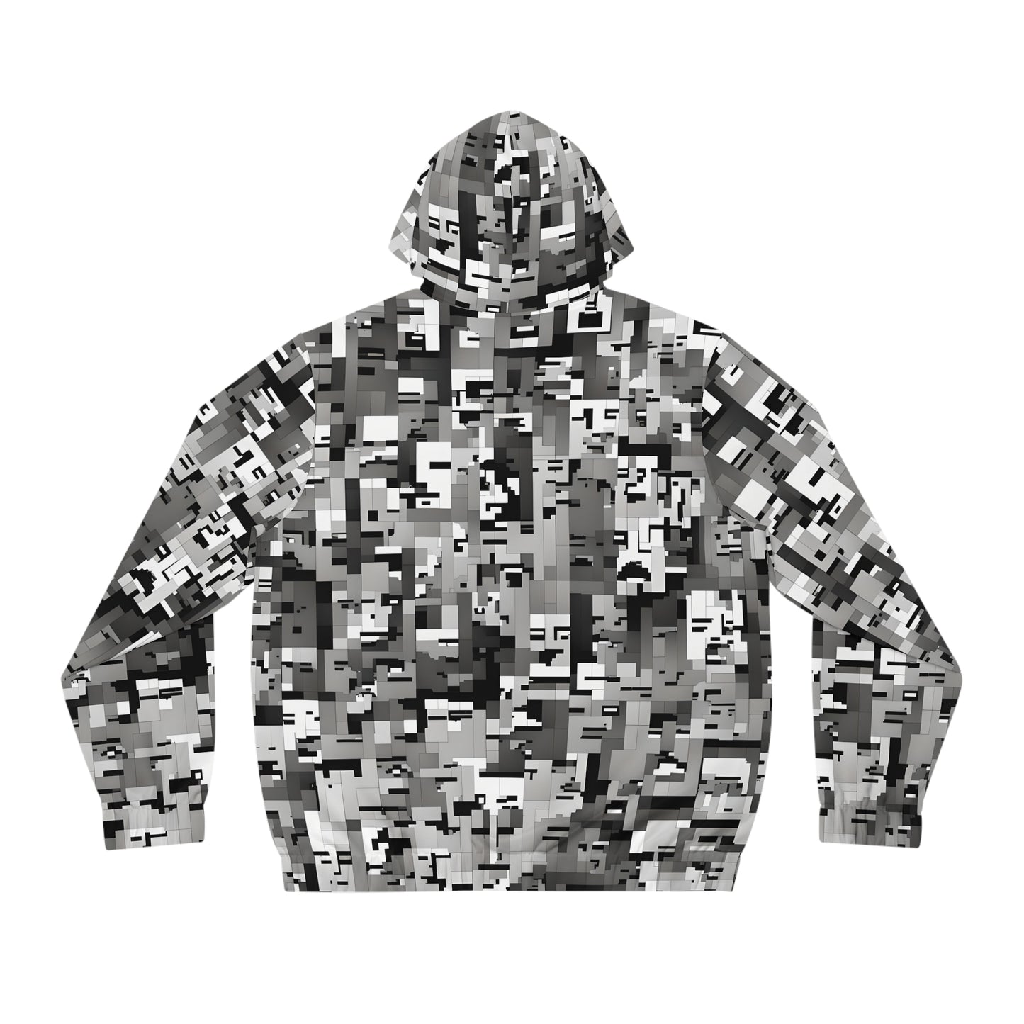 Anti Facial Recognition Hoodie, Anti Surveillance Clothing for Gamers 16-bit design