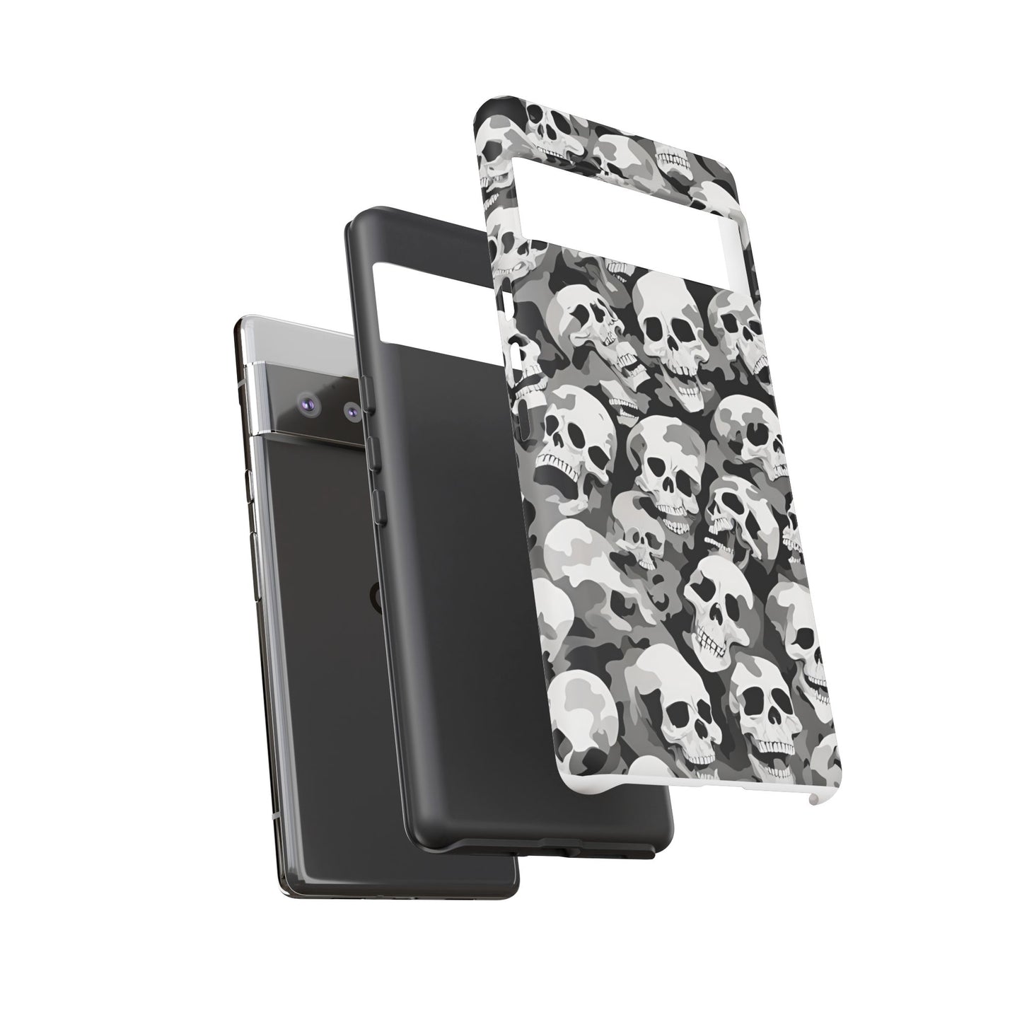 SKULL phone case TOUGH iPhone 16/15/14/13/12/11 Pro Max | Galaxy S24/S23/S22 Ultra | Pixel 7/8/9 | Slim & Tough