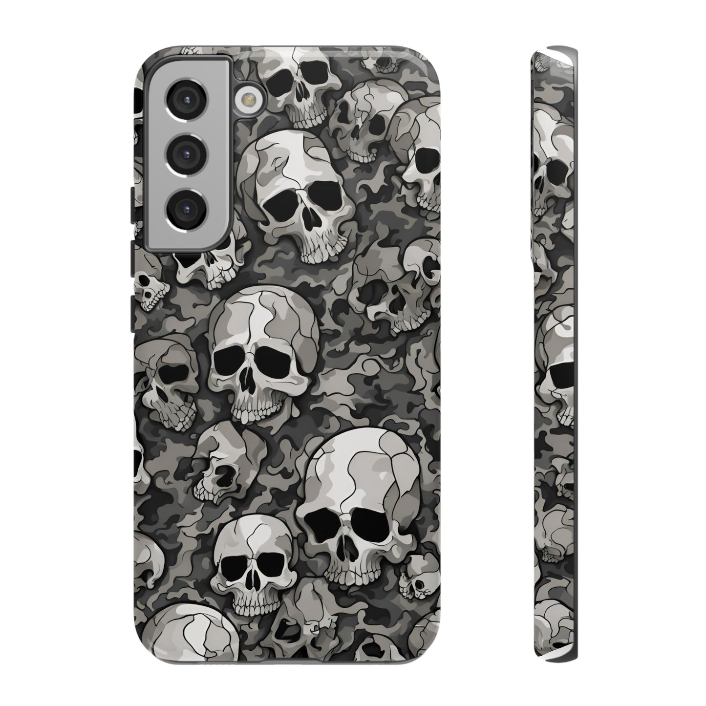 SKULL phone case TOUGH iPhone 16/15/14/13/12/11 Pro Max | Galaxy S24/S23/S22 Ultra | Pixel 7/8/9 | Slim & Tough