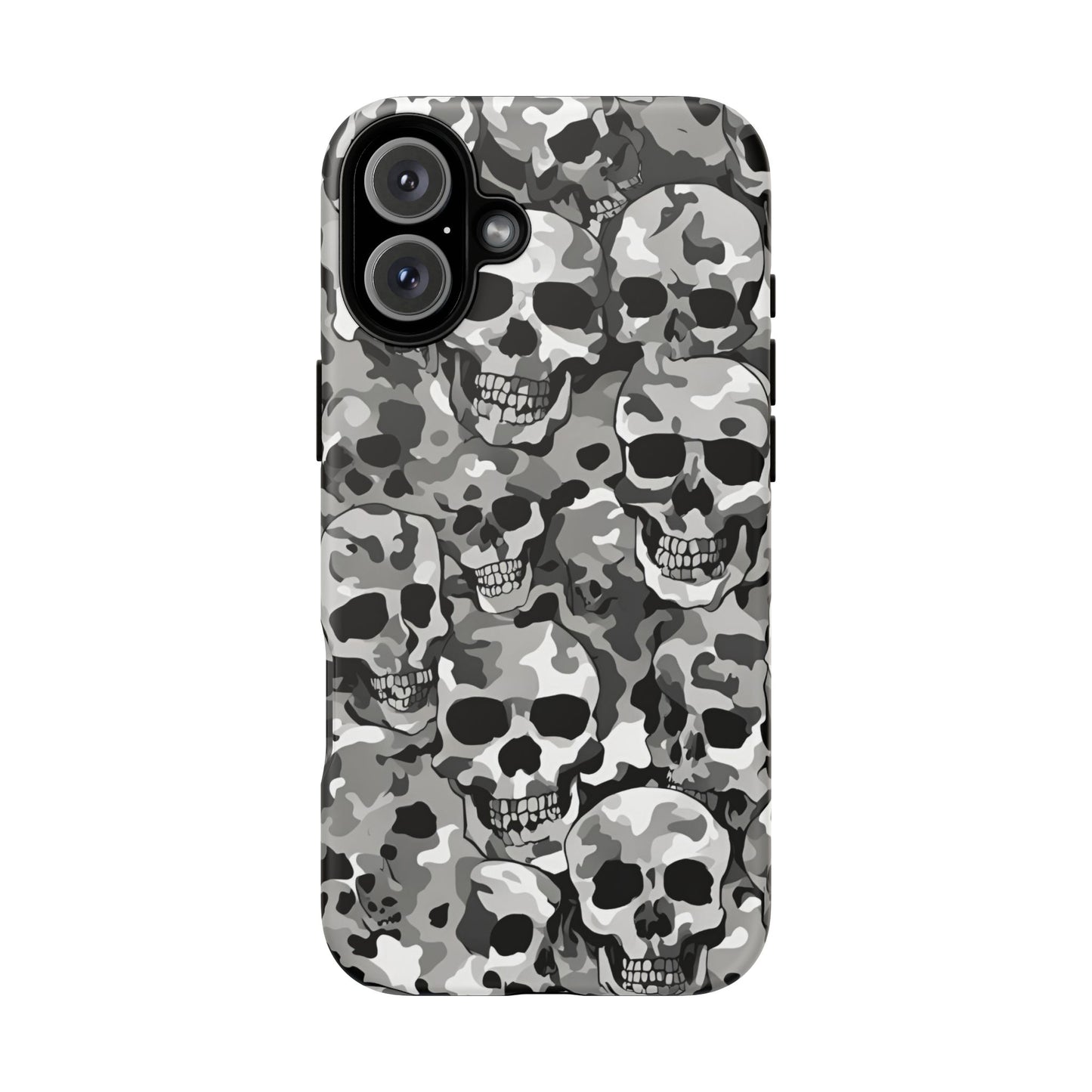 SKULL CAMO phone case TOUGH iPhone 16/15/14/13/12/11 Pro Max | Galaxy S24/S23/S22 Ultra | Pixel 7/8/9 | Slim & Tough