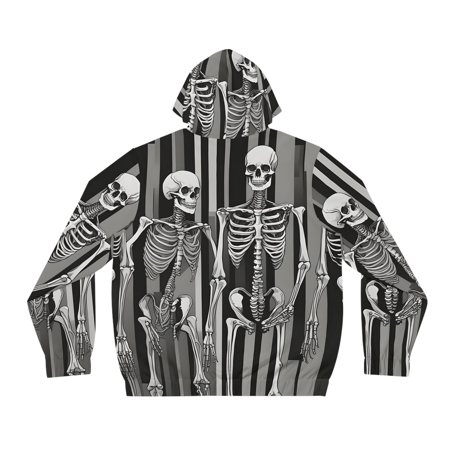 Anti Facial Recognition Hoodie, Anti Surveillance Clothing for Gamers Skeleton design