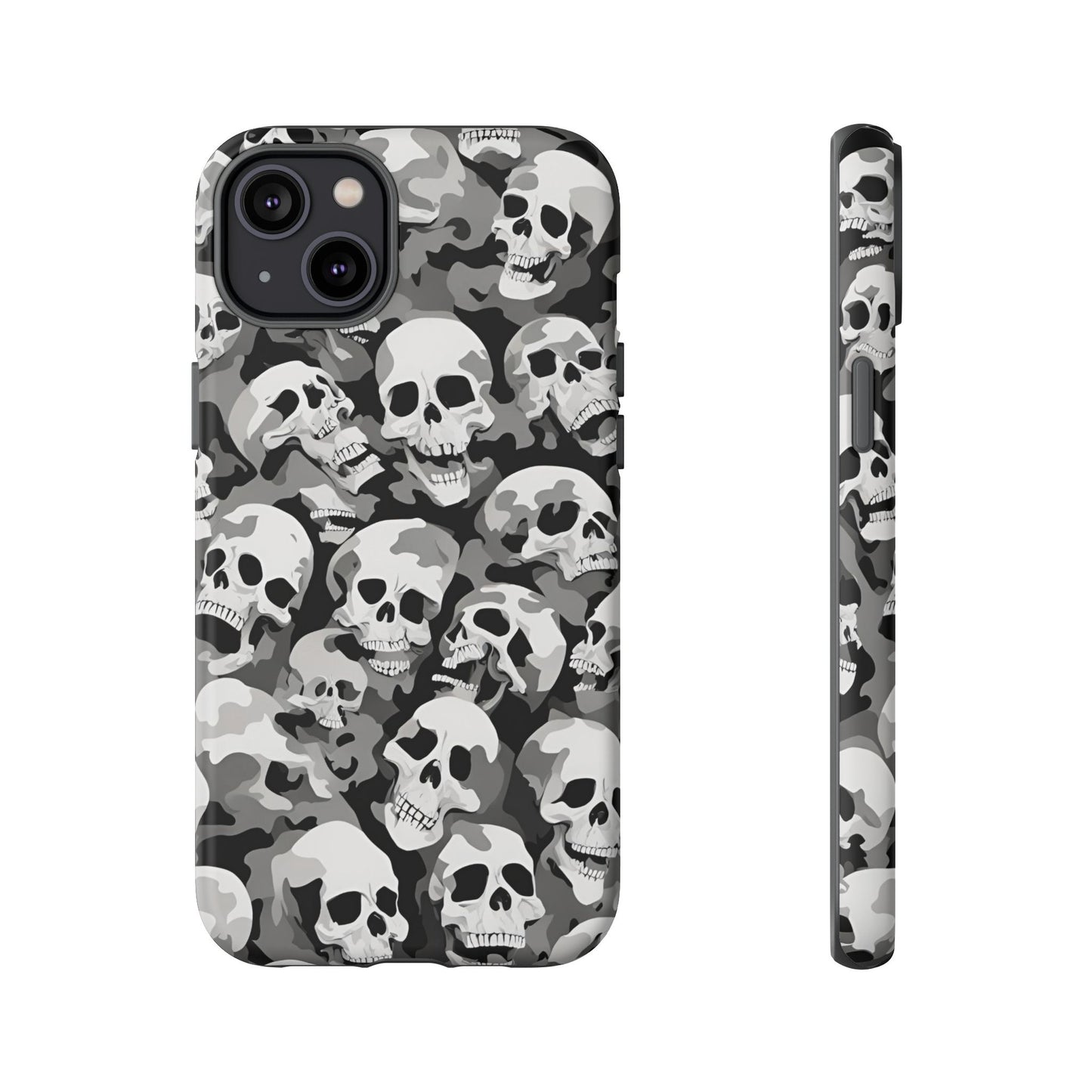 SKULL phone case TOUGH iPhone 16/15/14/13/12/11 Pro Max | Galaxy S24/S23/S22 Ultra | Pixel 7/8/9 | Slim & Tough