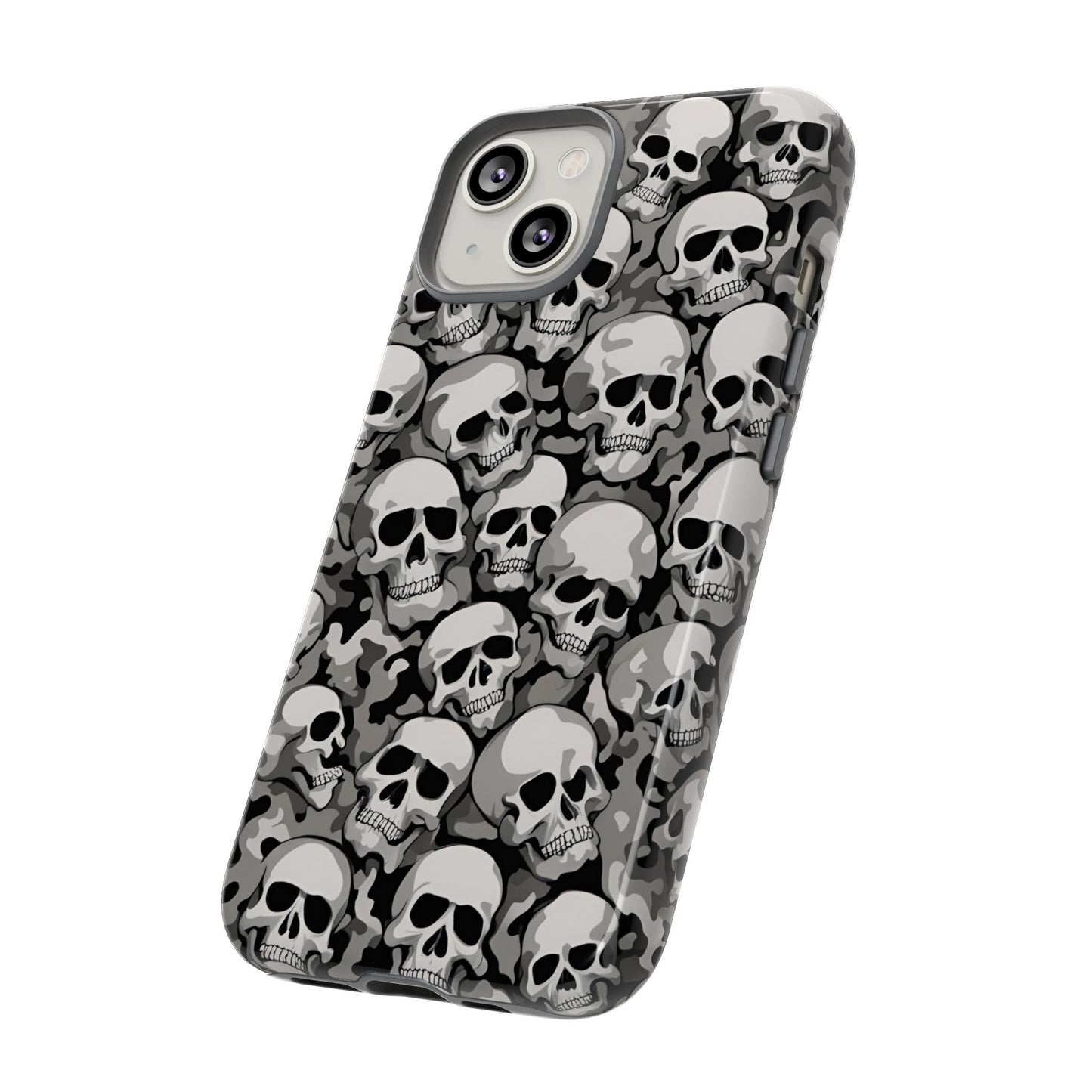 SKULL phone case TOUGH iPhone 16/15/14/13/12/11 Pro Max | Galaxy S24/S23/S22 Ultra | Pixel 7/8/9 | Slim & Tough