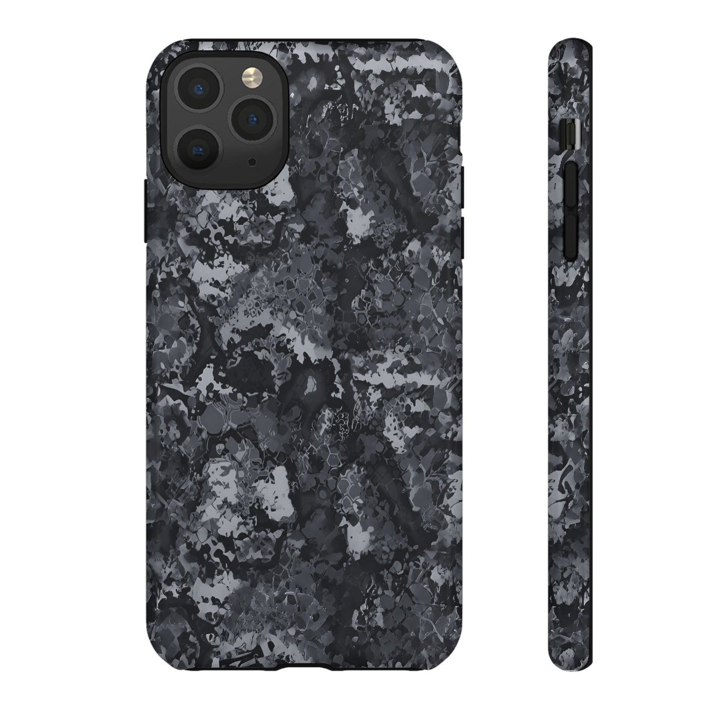 BLACK CAMO phone case TOUGH iPhone 16/15/14/13/12/11 Pro Max | Galaxy S24/S23/S22 Ultra | Pixel 7/8/9 | Slim & Tough