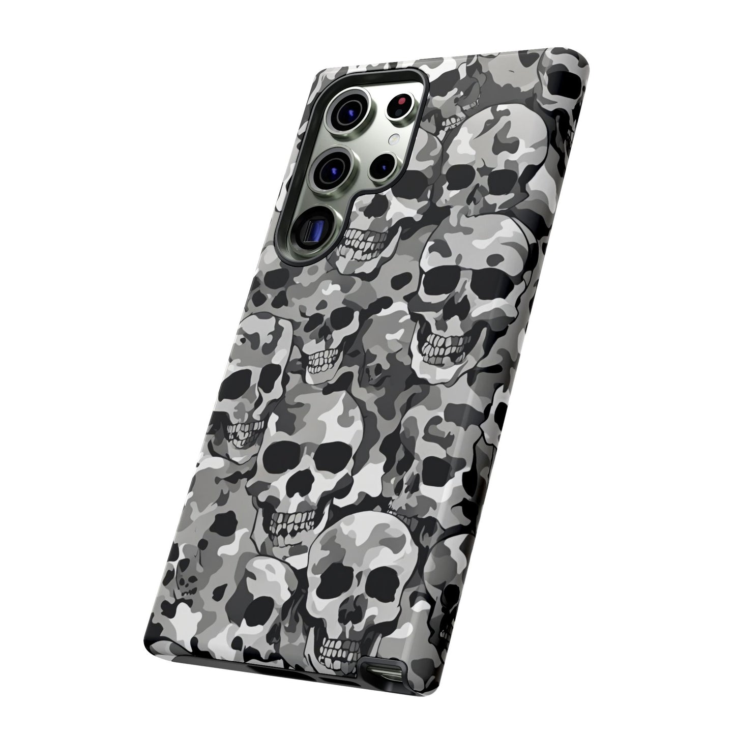 SKULL CAMO phone case TOUGH iPhone 16/15/14/13/12/11 Pro Max | Galaxy S24/S23/S22 Ultra | Pixel 7/8/9 | Slim & Tough