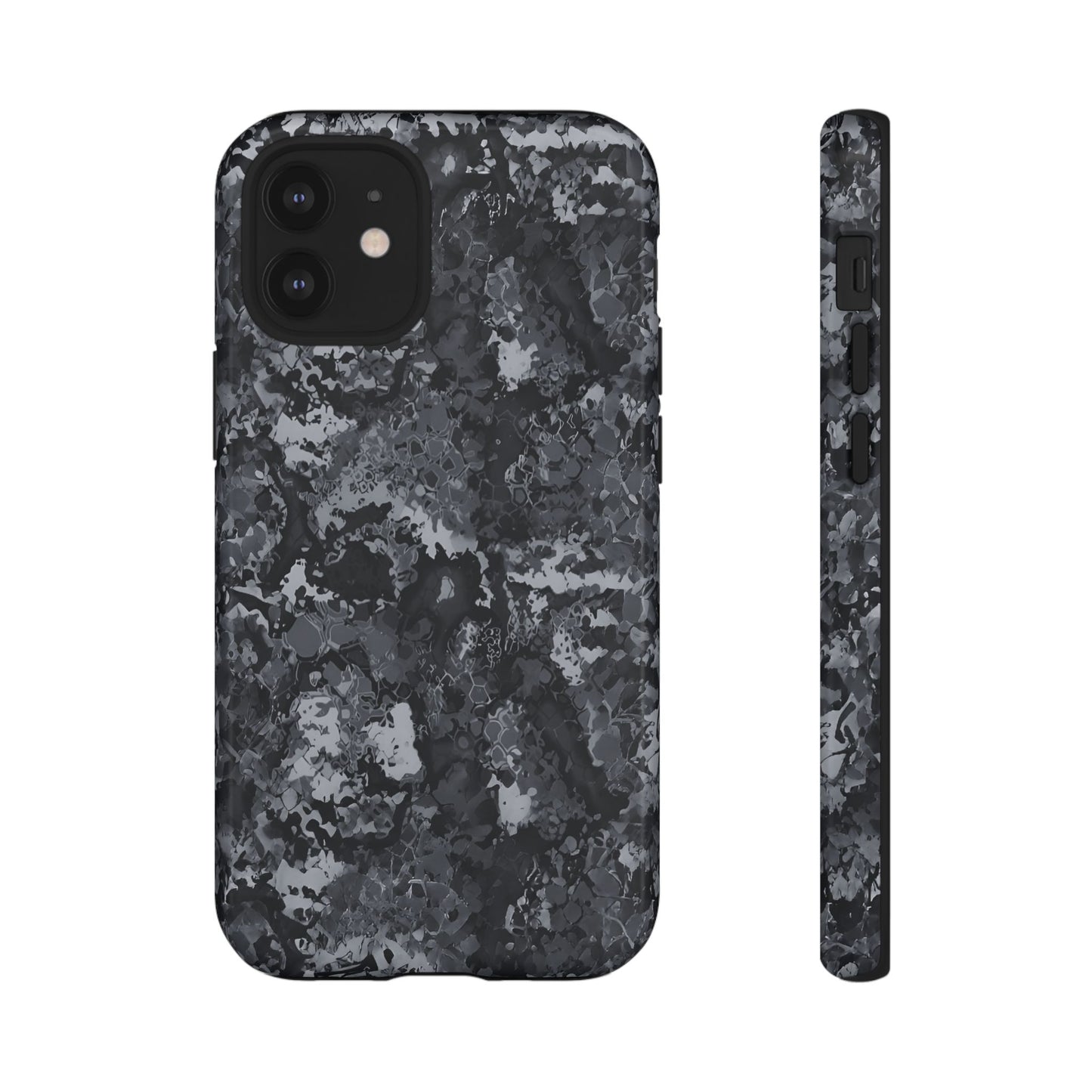 BLACK CAMO phone case TOUGH iPhone 16/15/14/13/12/11 Pro Max | Galaxy S24/S23/S22 Ultra | Pixel 7/8/9 | Slim & Tough