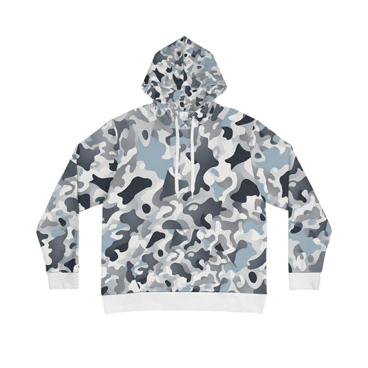 Adversarial SNOW CAMO Anti AI / facial recognition Hoodie