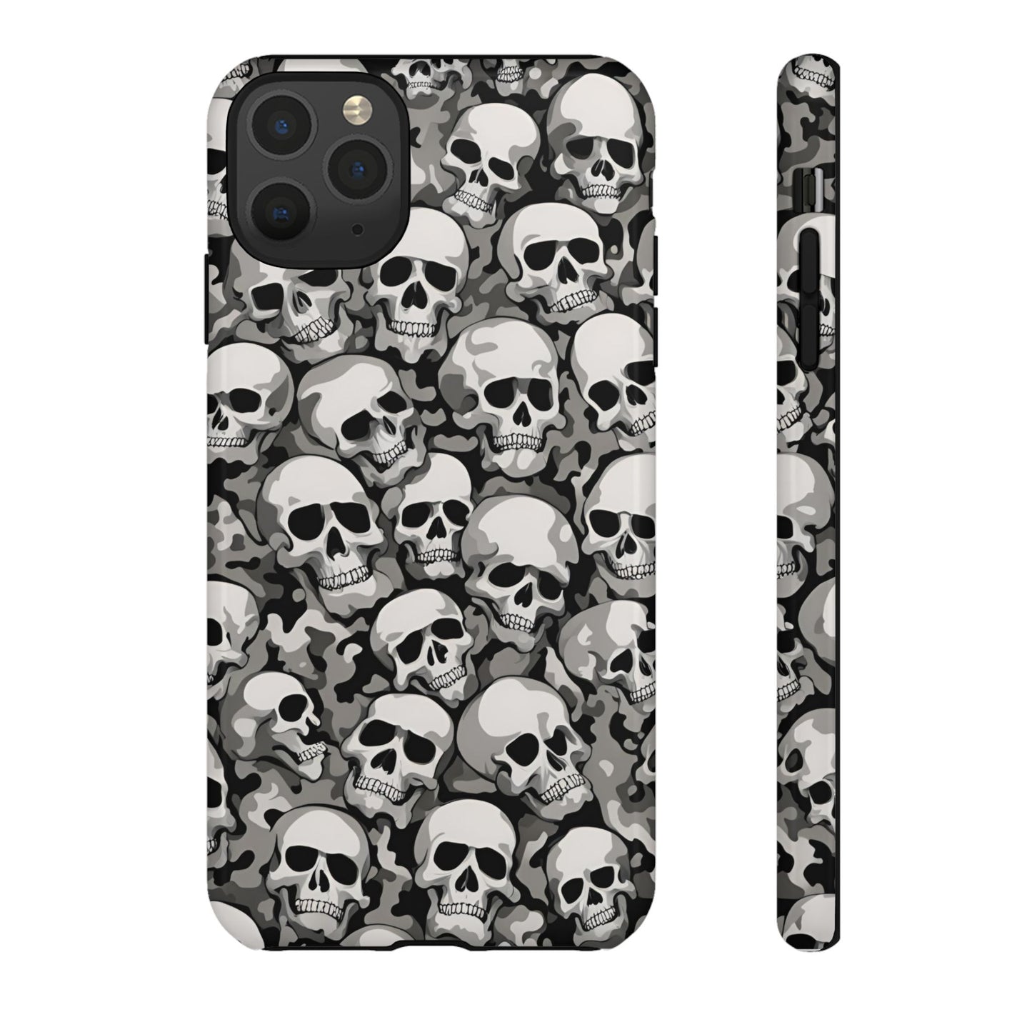 SKULL phone case TOUGH iPhone 16/15/14/13/12/11 Pro Max | Galaxy S24/S23/S22 Ultra | Pixel 7/8/9 | Slim & Tough