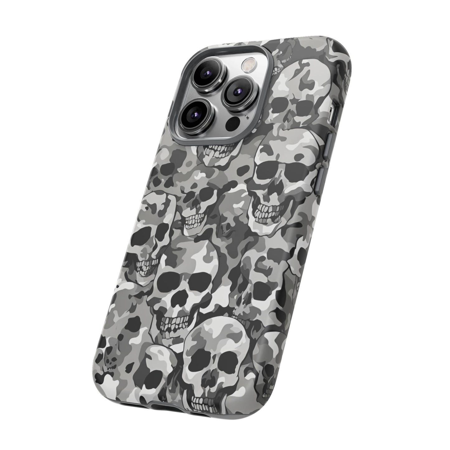 SKULL CAMO phone case TOUGH iPhone 16/15/14/13/12/11 Pro Max | Galaxy S24/S23/S22 Ultra | Pixel 7/8/9 | Slim & Tough