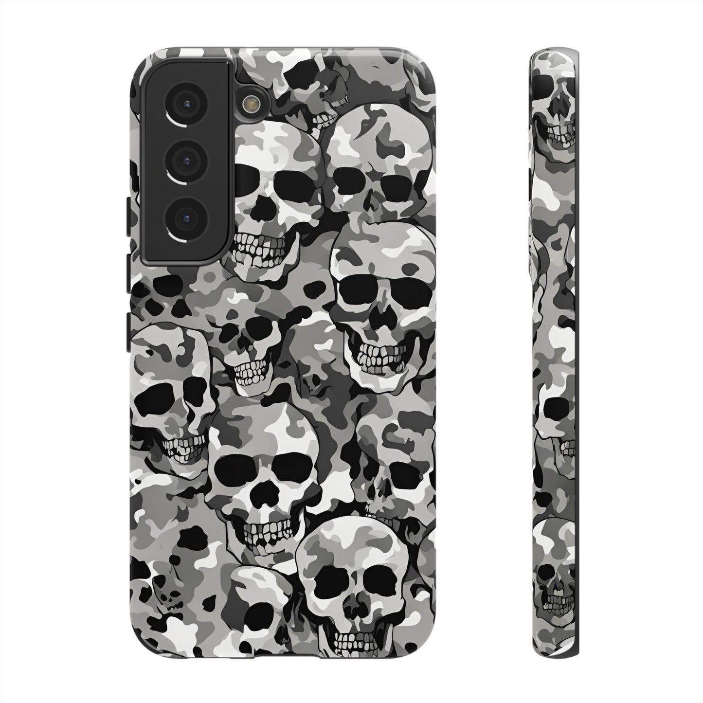 SKULL CAMO phone case TOUGH iPhone 16/15/14/13/12/11 Pro Max | Galaxy S24/S23/S22 Ultra | Pixel 7/8/9 | Slim & Tough